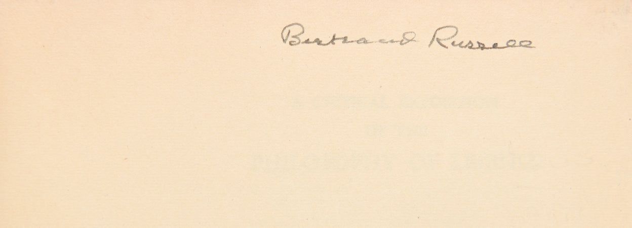 A Critical Exposition of the Philosophy of Leibniz. With an Appendix of Leading Passages.