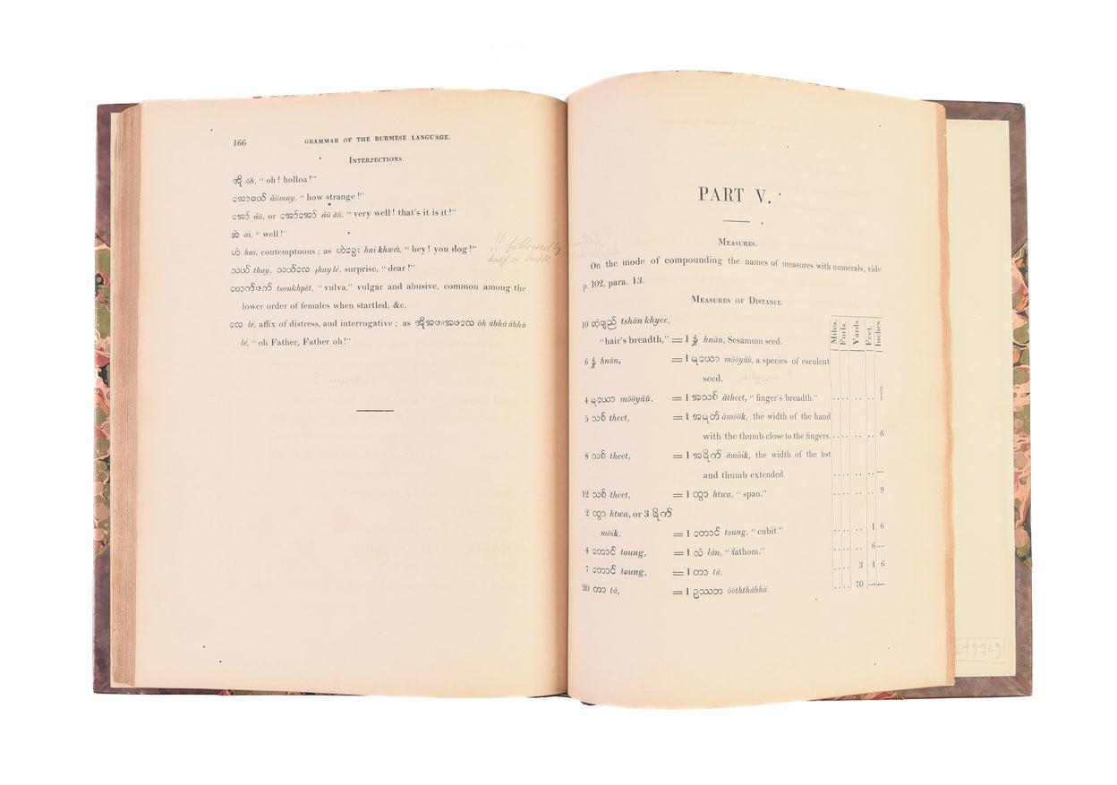 A Grammar of the Language of Burmah.