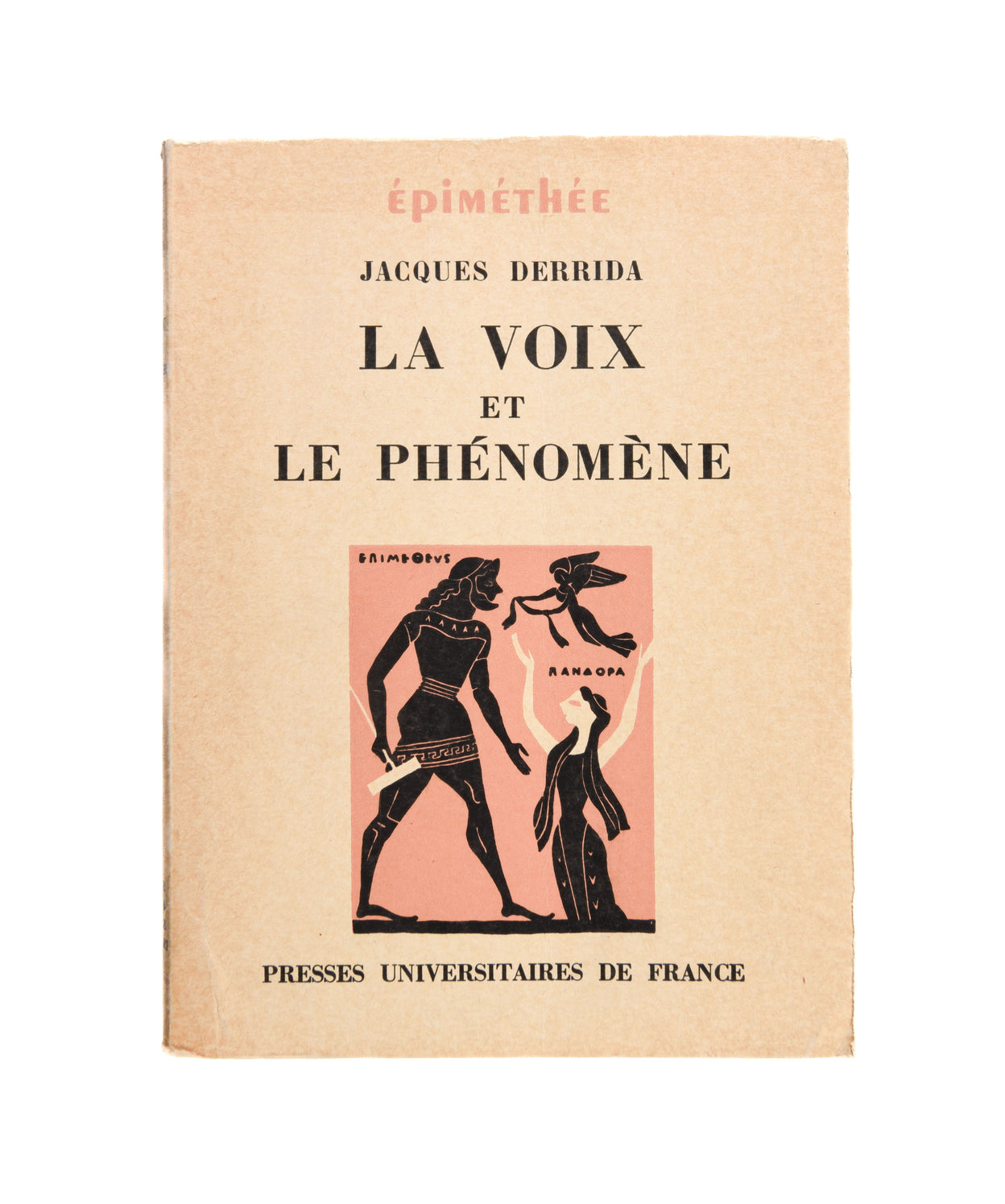 La Voix et le Phénomène. Introduction au problème du signe dans la phénoménologie de Husserl.