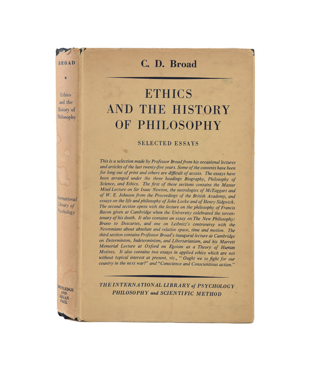 Ethics and the History of Philosophy. Selected Essays.