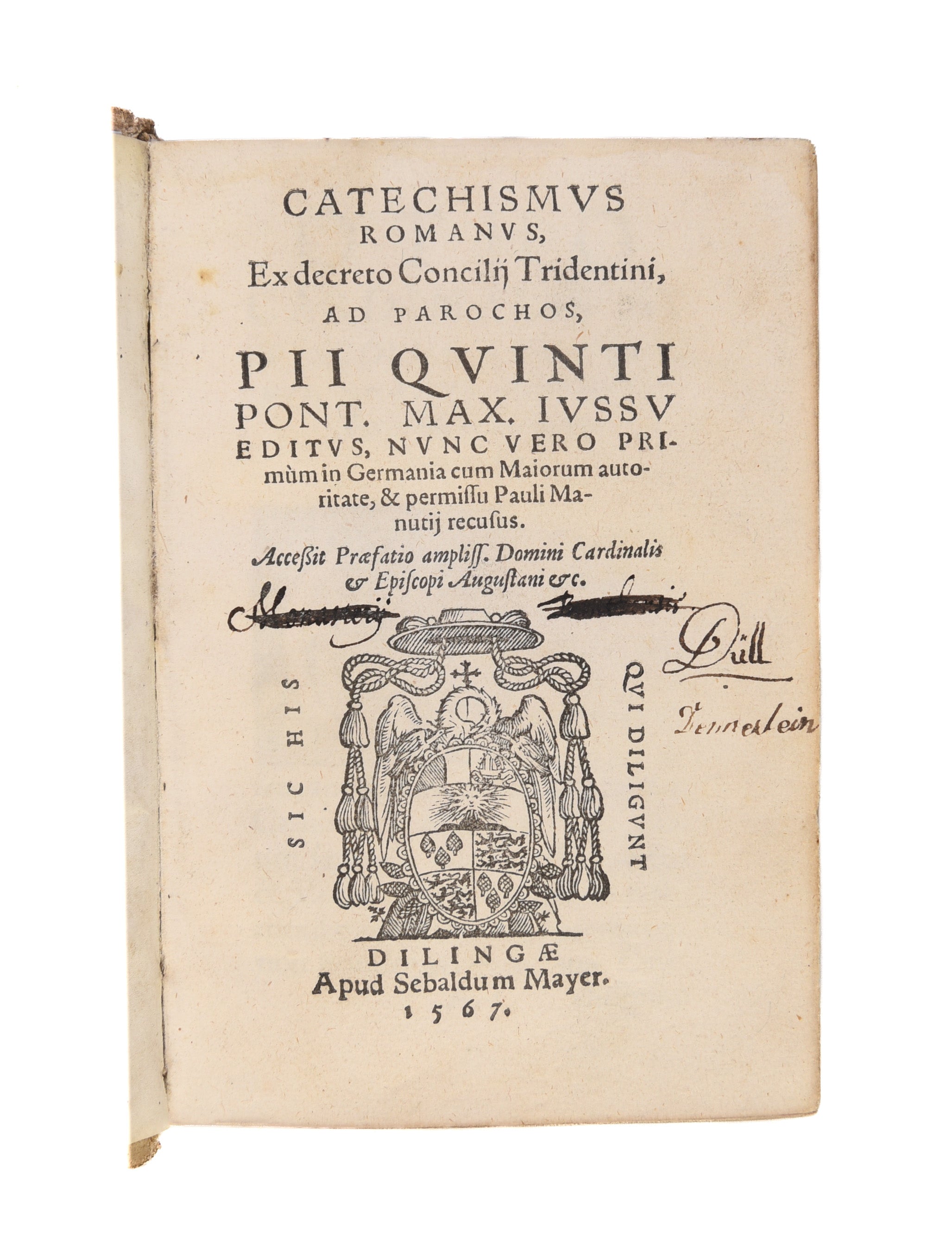 Catechismus Romanus, ex decreto Concilij Tridentini.