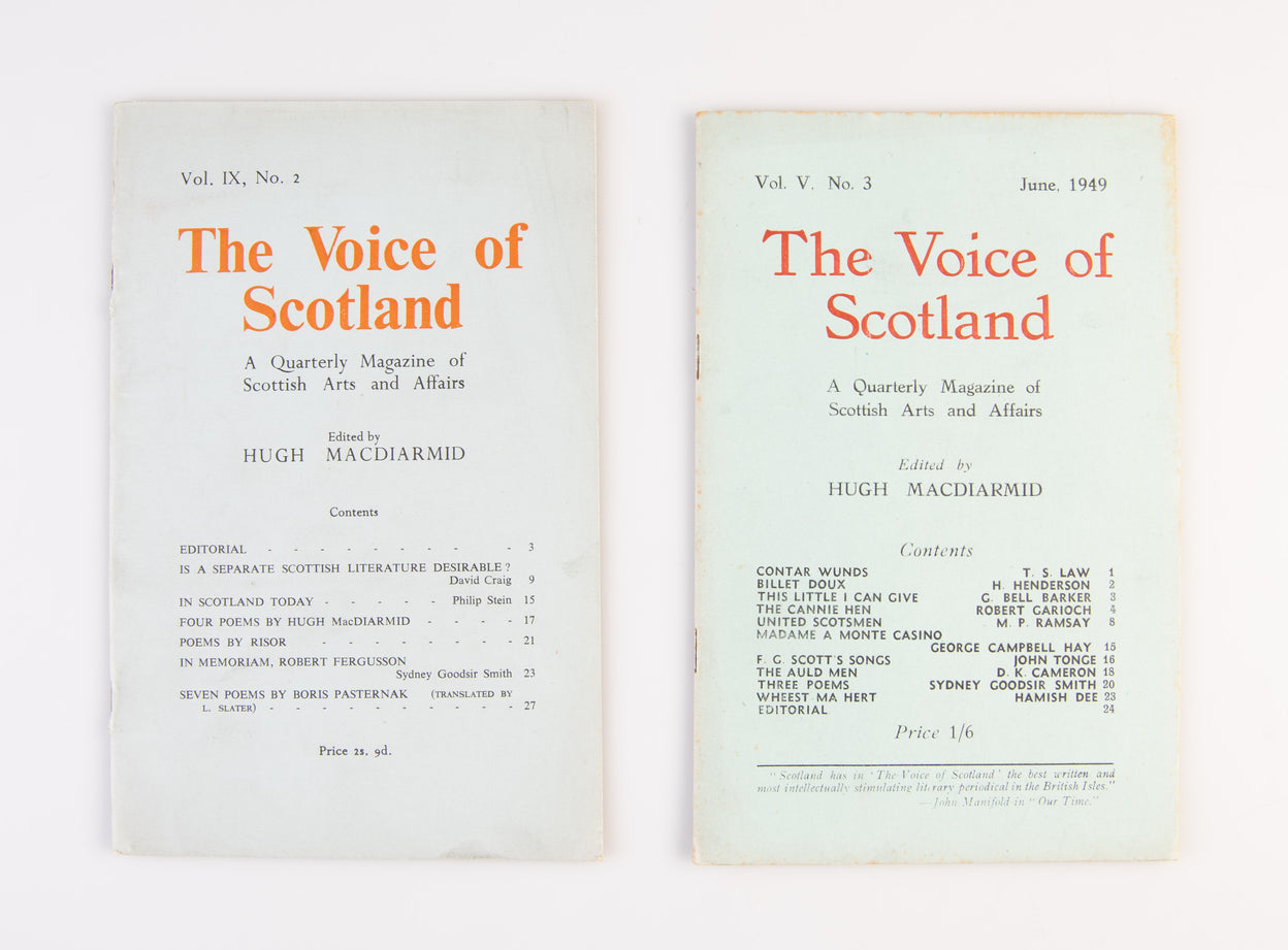 The Voice of Scotland. A Quarterly Magazine of Scottish Arts and Affairs.