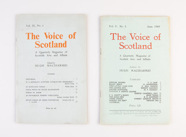 The Voice of Scotland. A Quarterly Magazine of Scottish Arts and Affairs.
