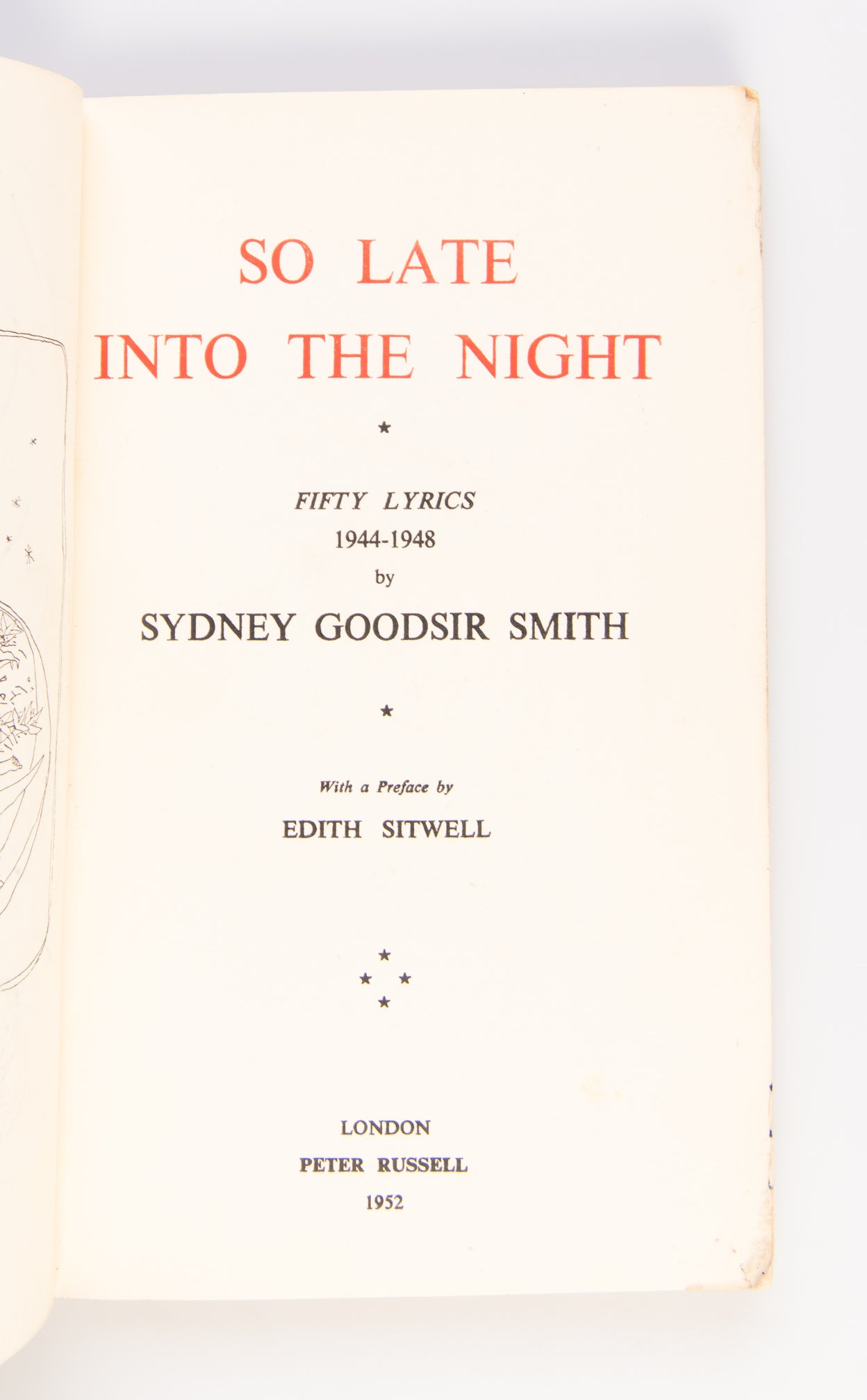 So Late Into the Night.