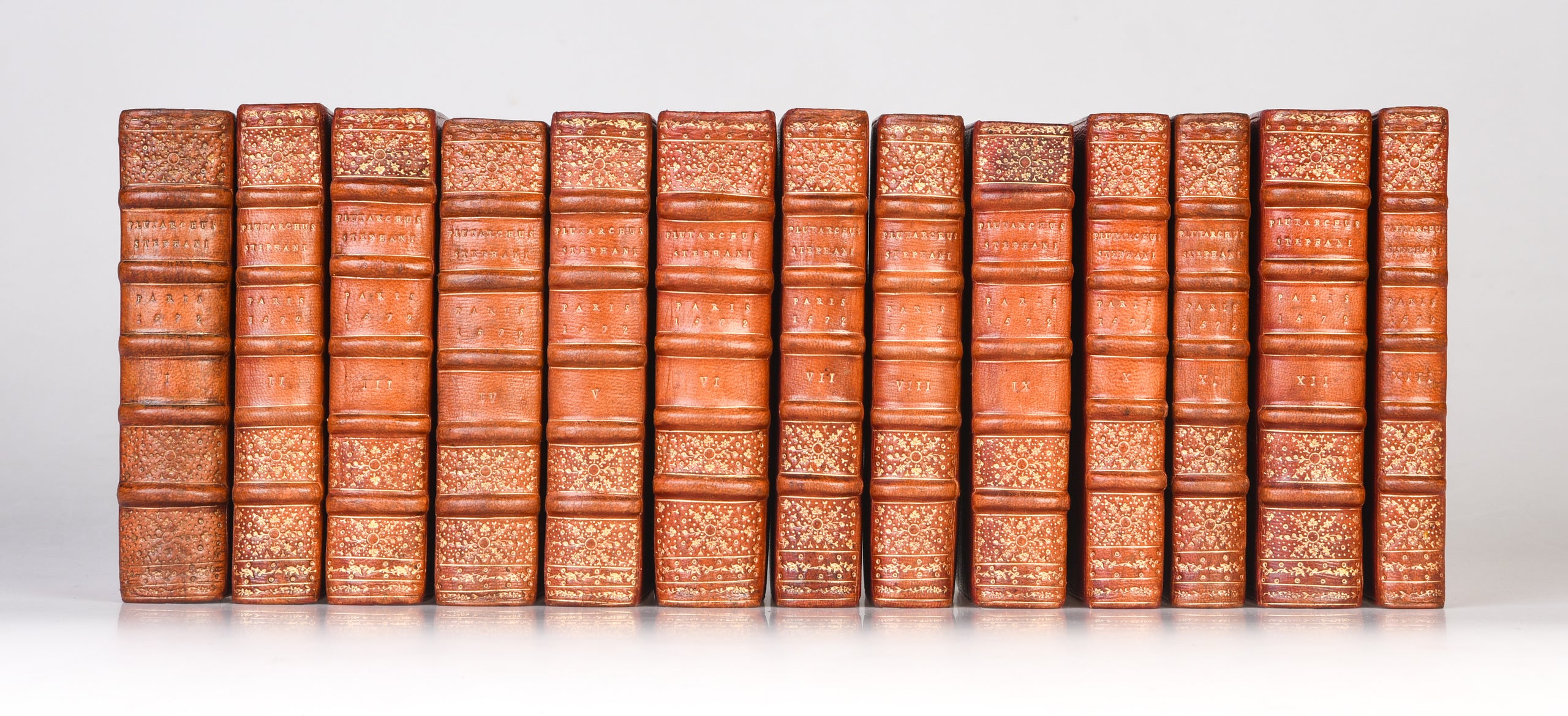 [Works, Greek & Latin] Τα σωζομενα συγγραμματα... Quae extant opera, cum Latina intepretatione.
[Geneva], Henri Estienne, 1572