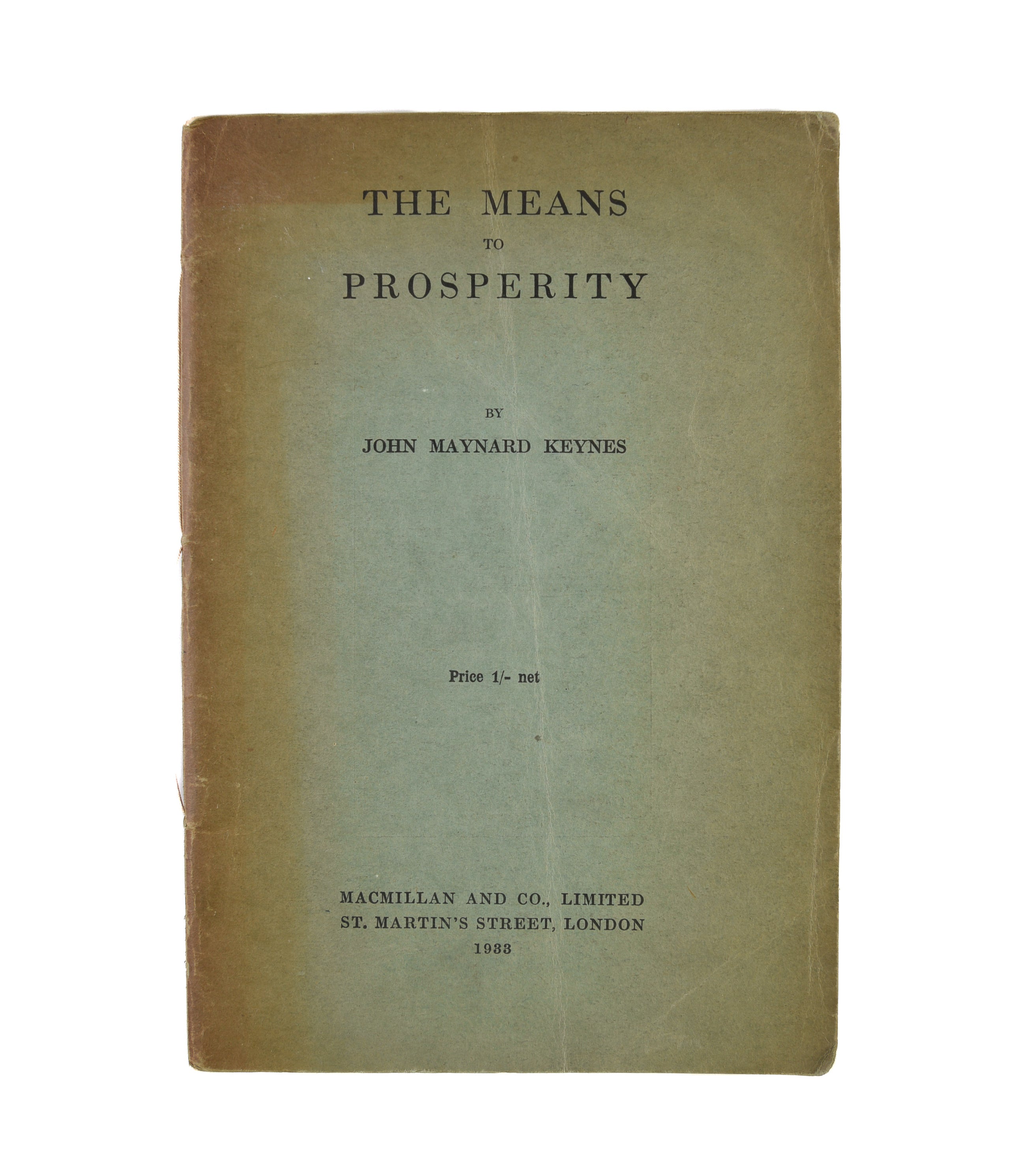 The Means to Prosperity.