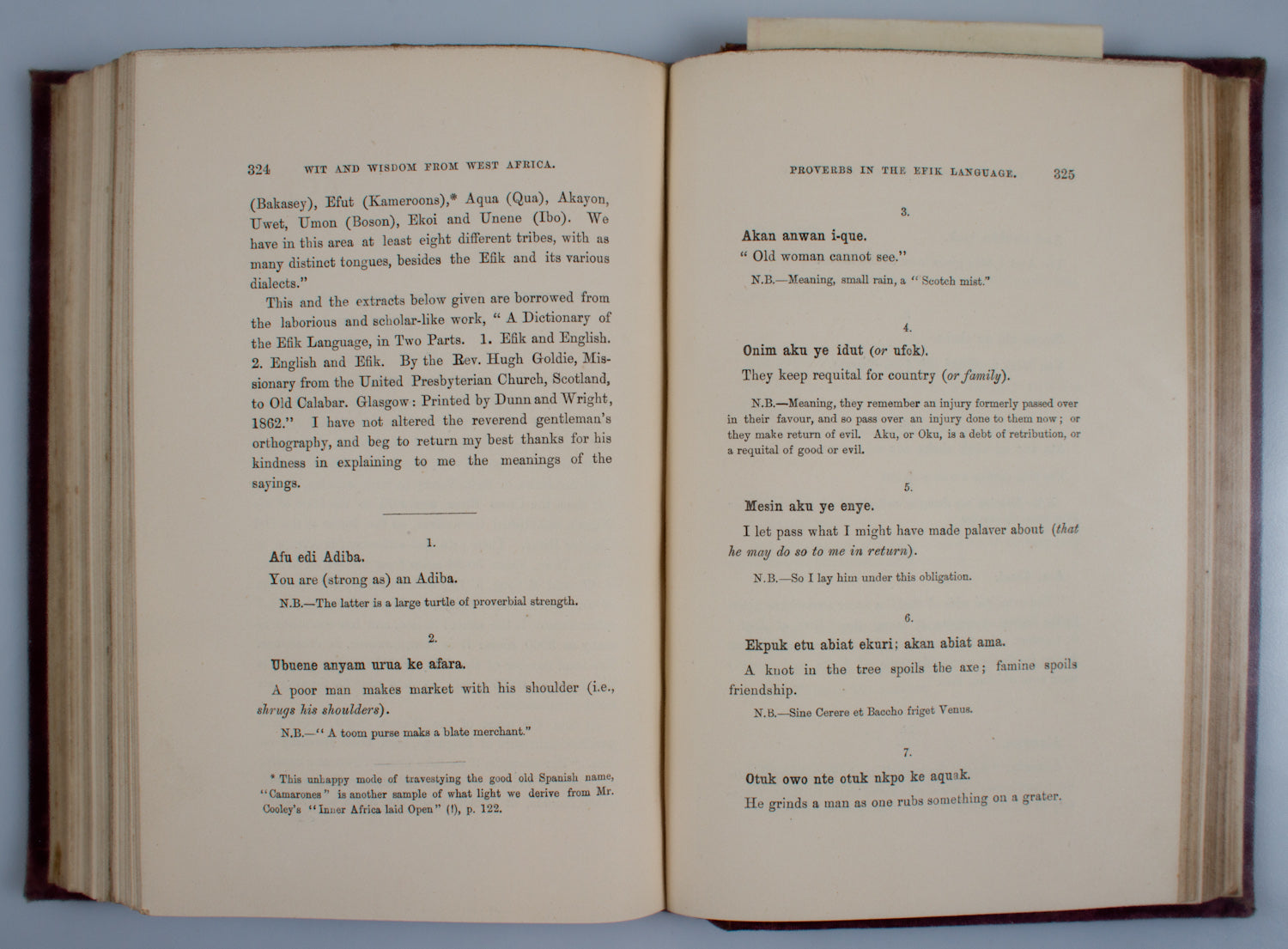 Wit and Wisdom from West Africa; or, a Book of Proverbial Philosophy, Idioms, Enigmas, and Laconisms.