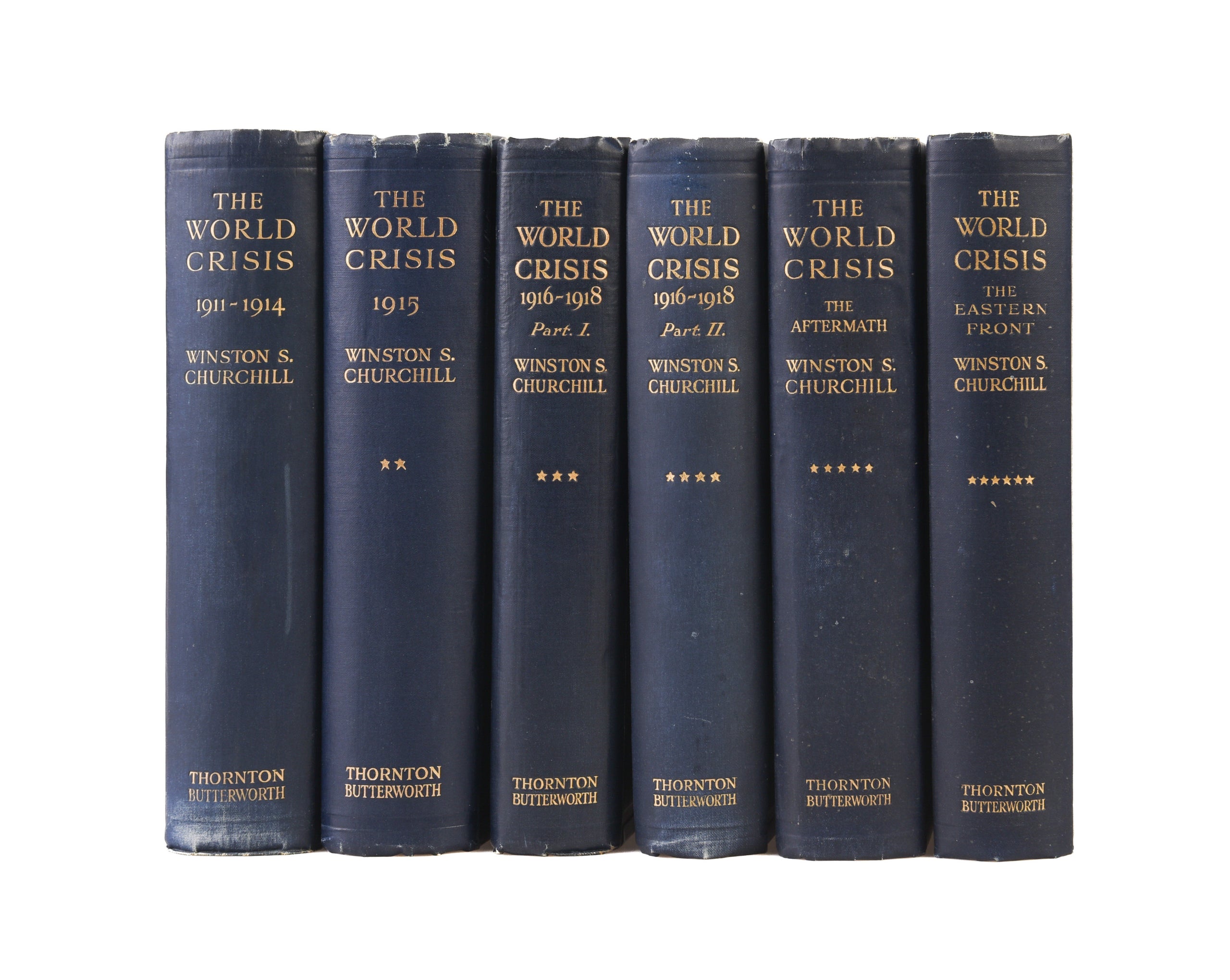 The World Crisis: 1911-1914; 1915; 1916-1918 Part I; 1916-1918 Part II; The Aftermath; The Eastern Front.