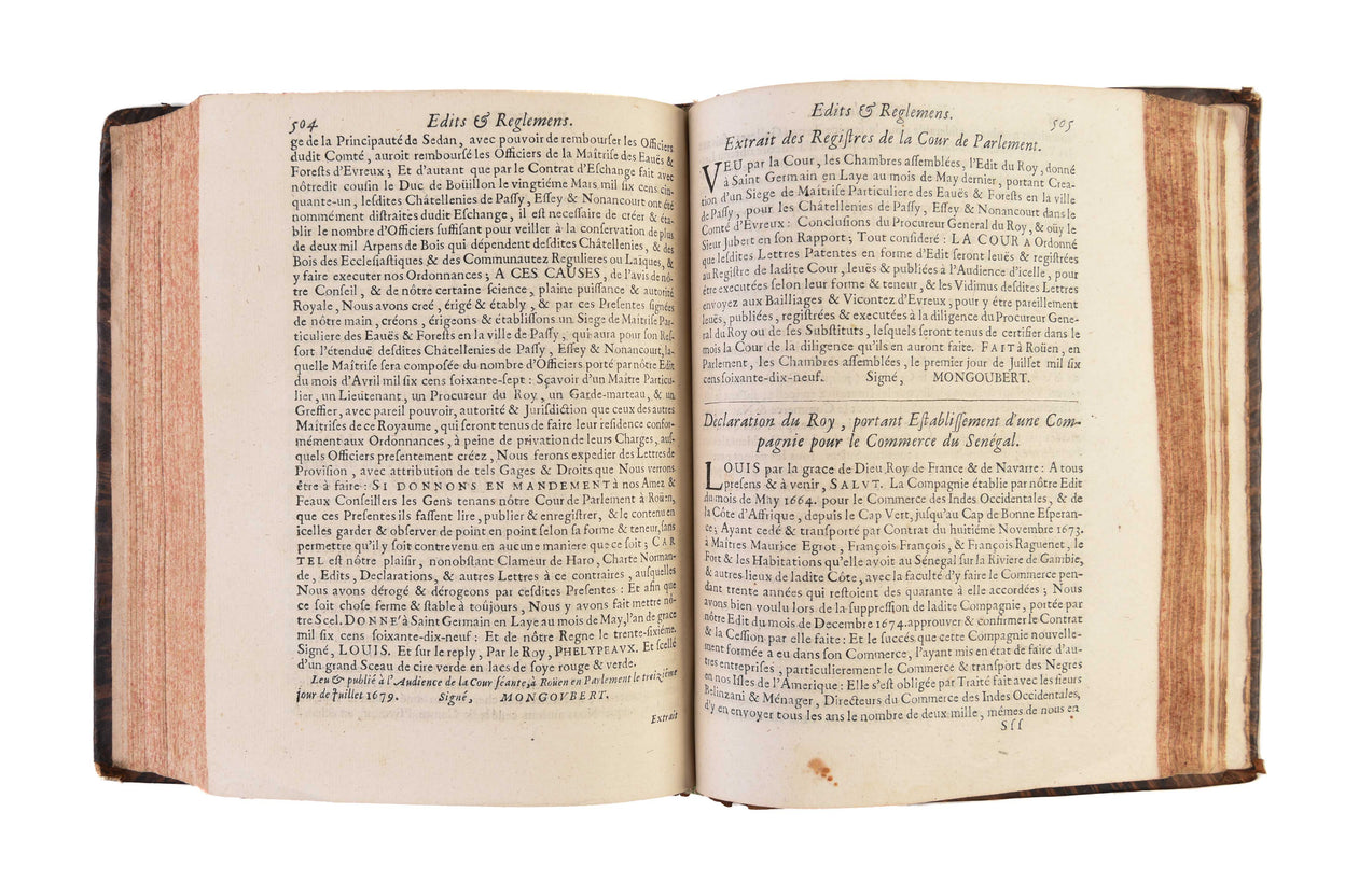 Recueil des lettres patentes, edits et declarations du Roy, lesquels ont été registrez en la Cour de Parlement de Roüen, & ce depuis l'année 1660 jusqu'à present.