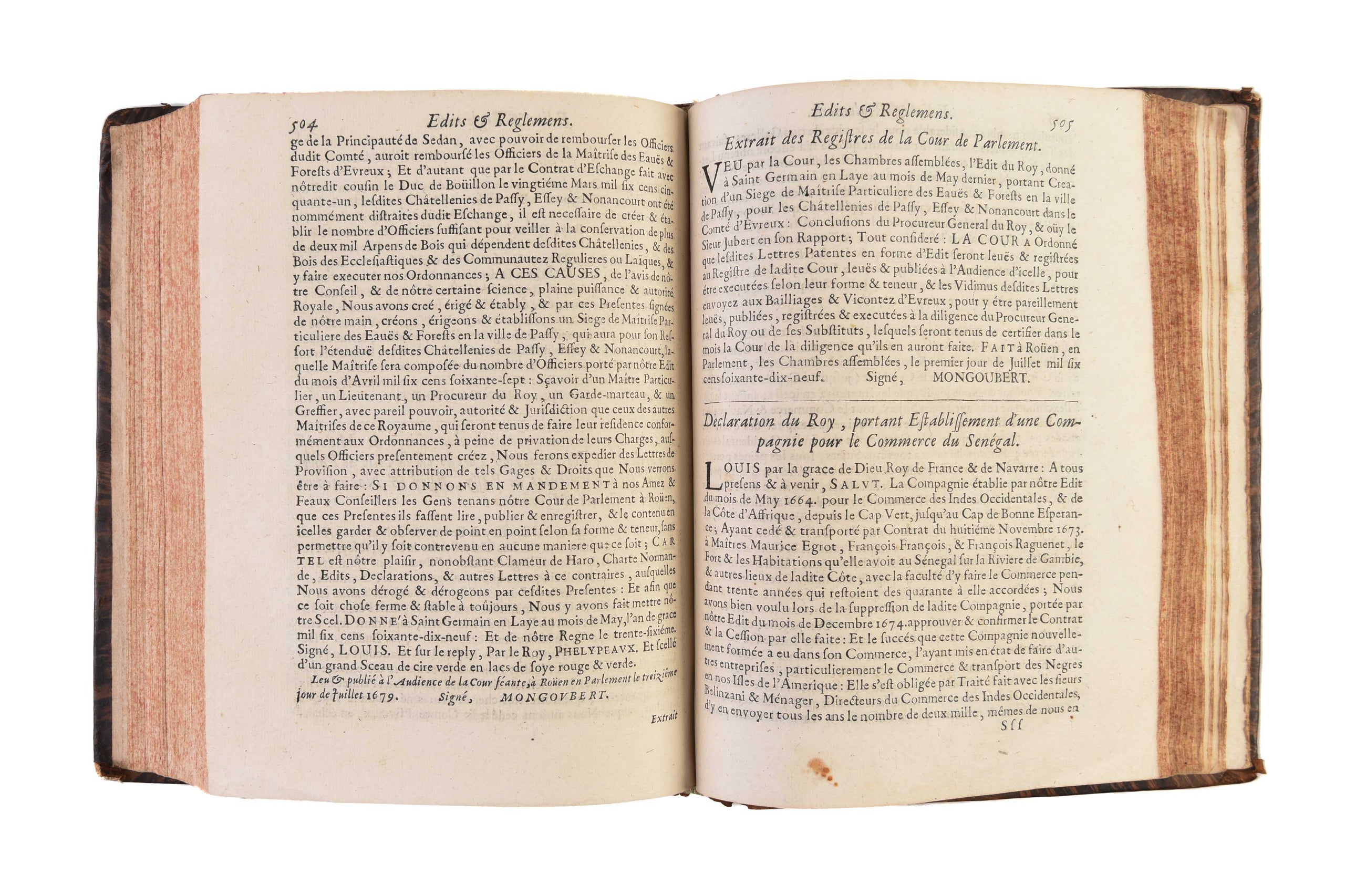 Recueil des lettres patentes, edits et declarations du Roy, lesquels ont été registrez en la Cour de Parlement de Roüen, & ce depuis l'année 1660 jusqu'à present.