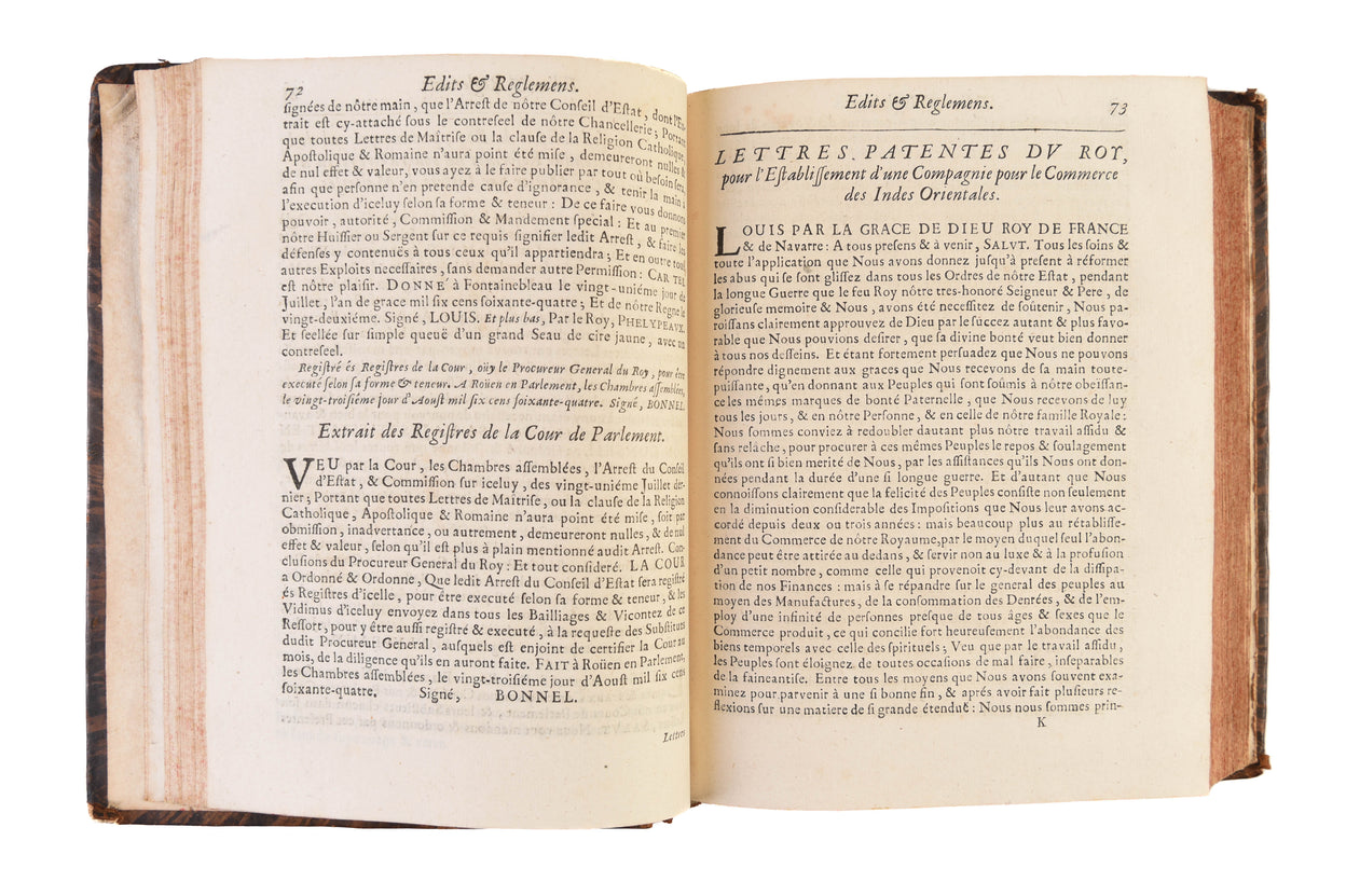 Recueil des lettres patentes, edits et declarations du Roy, lesquels ont été registrez en la Cour de Parlement de Roüen, & ce depuis l'année 1660 jusqu'à present.