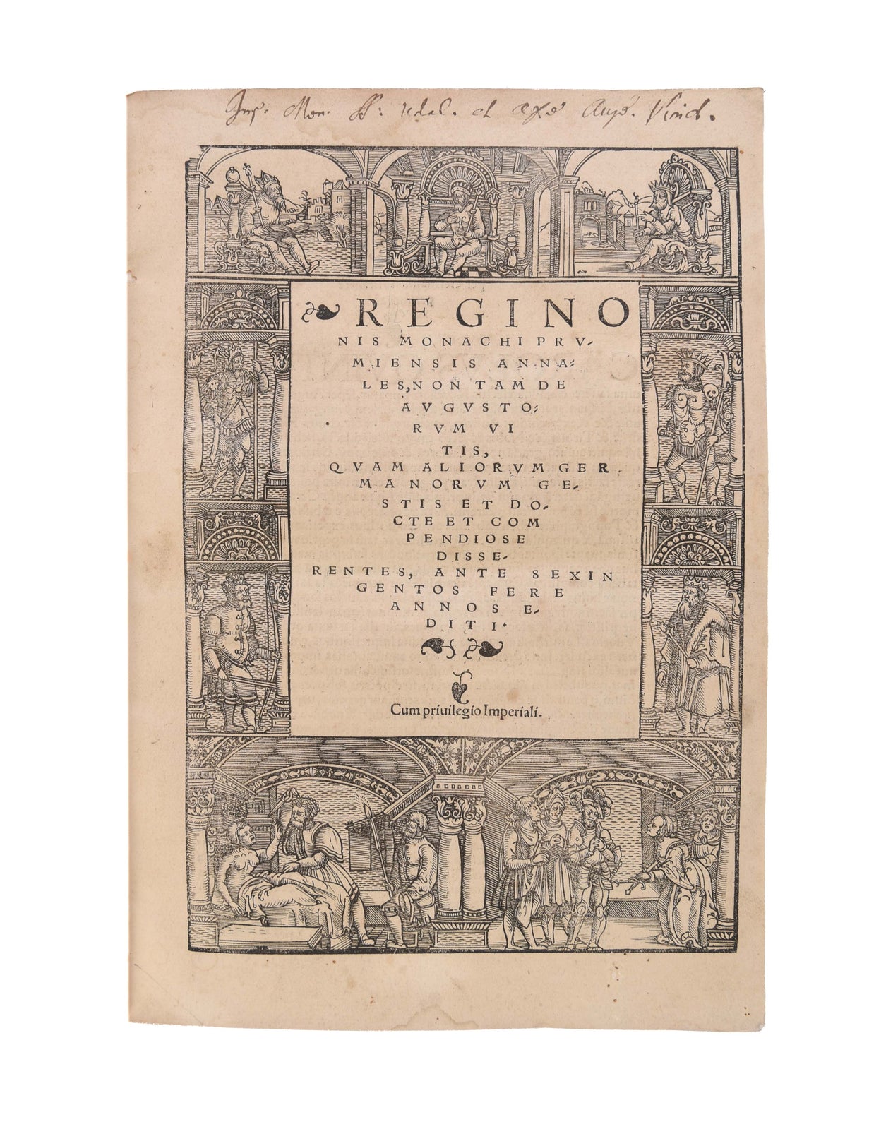 Annales, non tam de Augustorum vitis, quam aliorum Germanorum gestis.
 
(Mainz, Johann Schöffer, August 1521.
