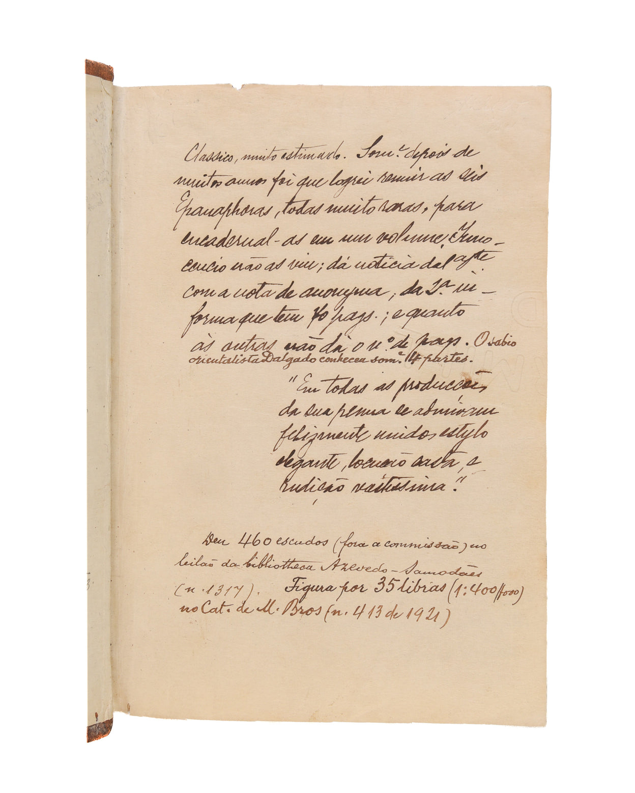 Epanaphora Indica. Na qual se dà noticia da viagem, que o illustissimo, e excellentissimo senhor Marquez de Castelo Novo fez com o cargo de vice-rey ao estado da India, e dos primeiros progressos do seu governo : e se referem tambem os successos da viagem
