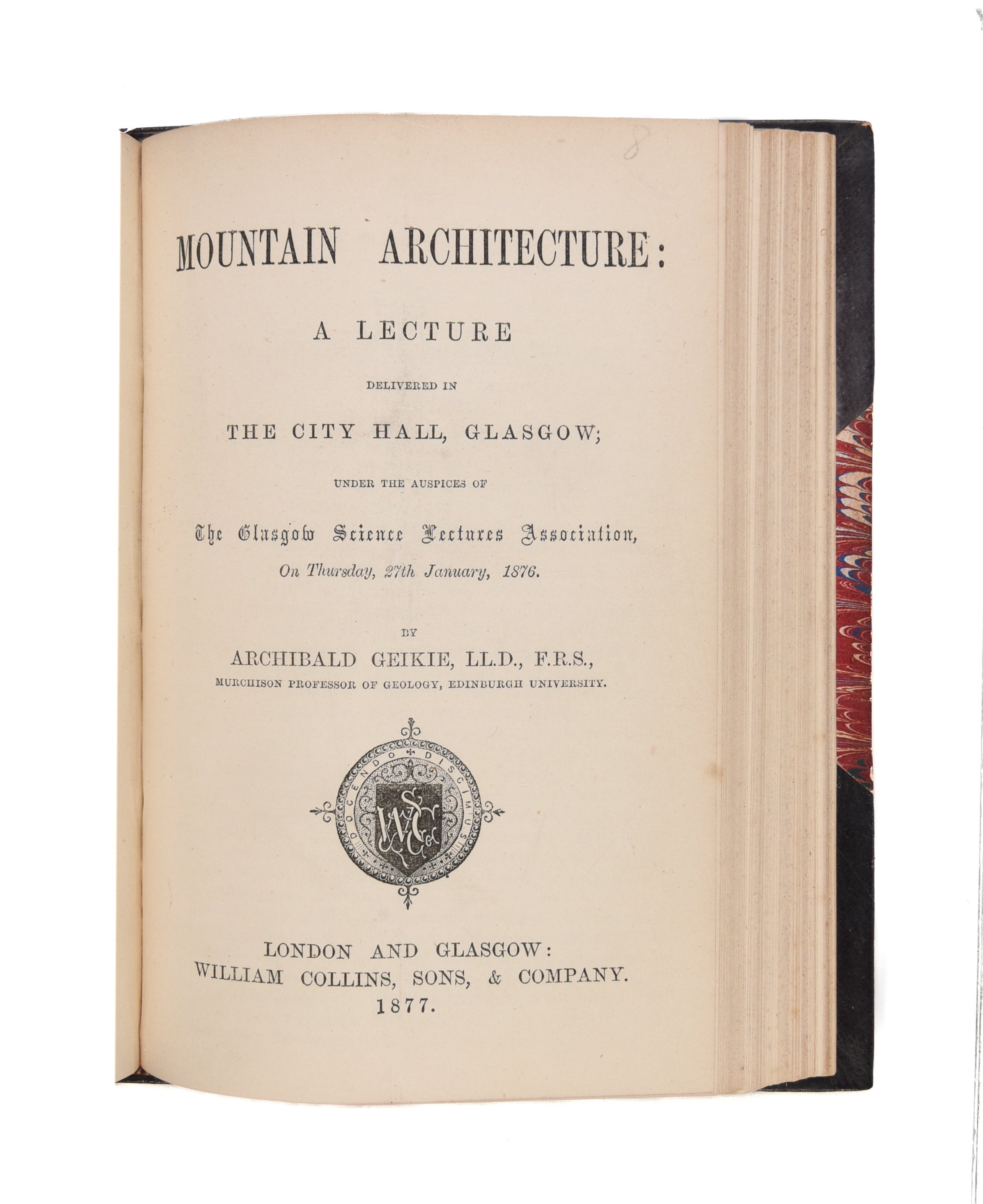 On the Conditions of the Antarctic Regions: A Lecture delivered in the City Hall, Glasgow; under the Auspices of The Glasgow Science Lectures Association, on Thursday, 23rd November, 1876.