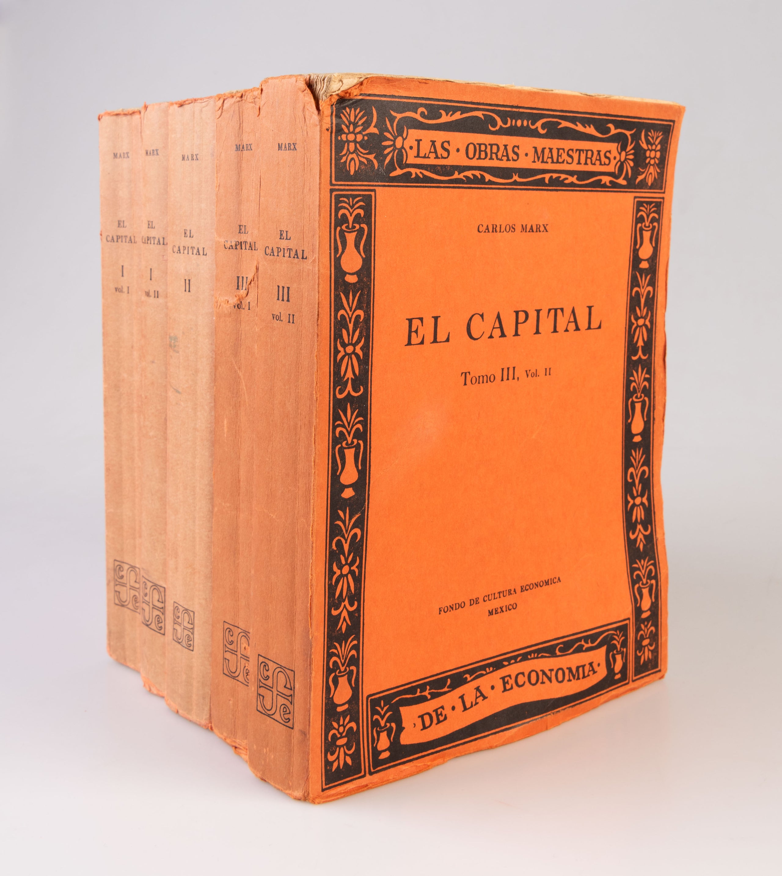 El Capital. Critica de la Economía Politica. Tomo I-III. Versión del alemán por Wenceslao Roces.