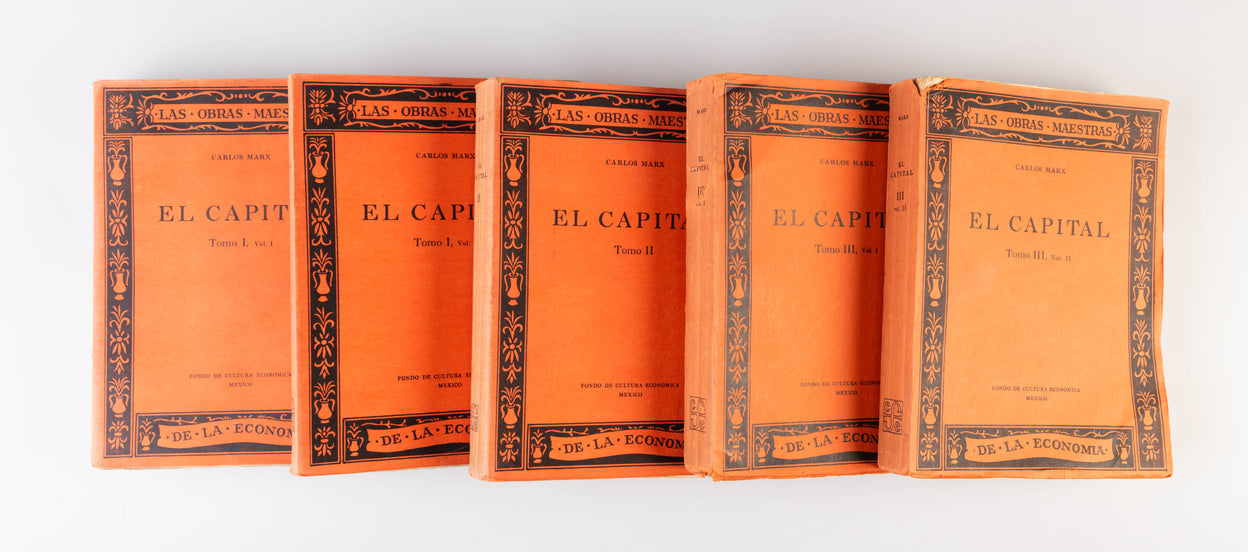 El Capital. Critica de la Economía Politica. Tomo I-III. Versión del alemán por Wenceslao Roces.