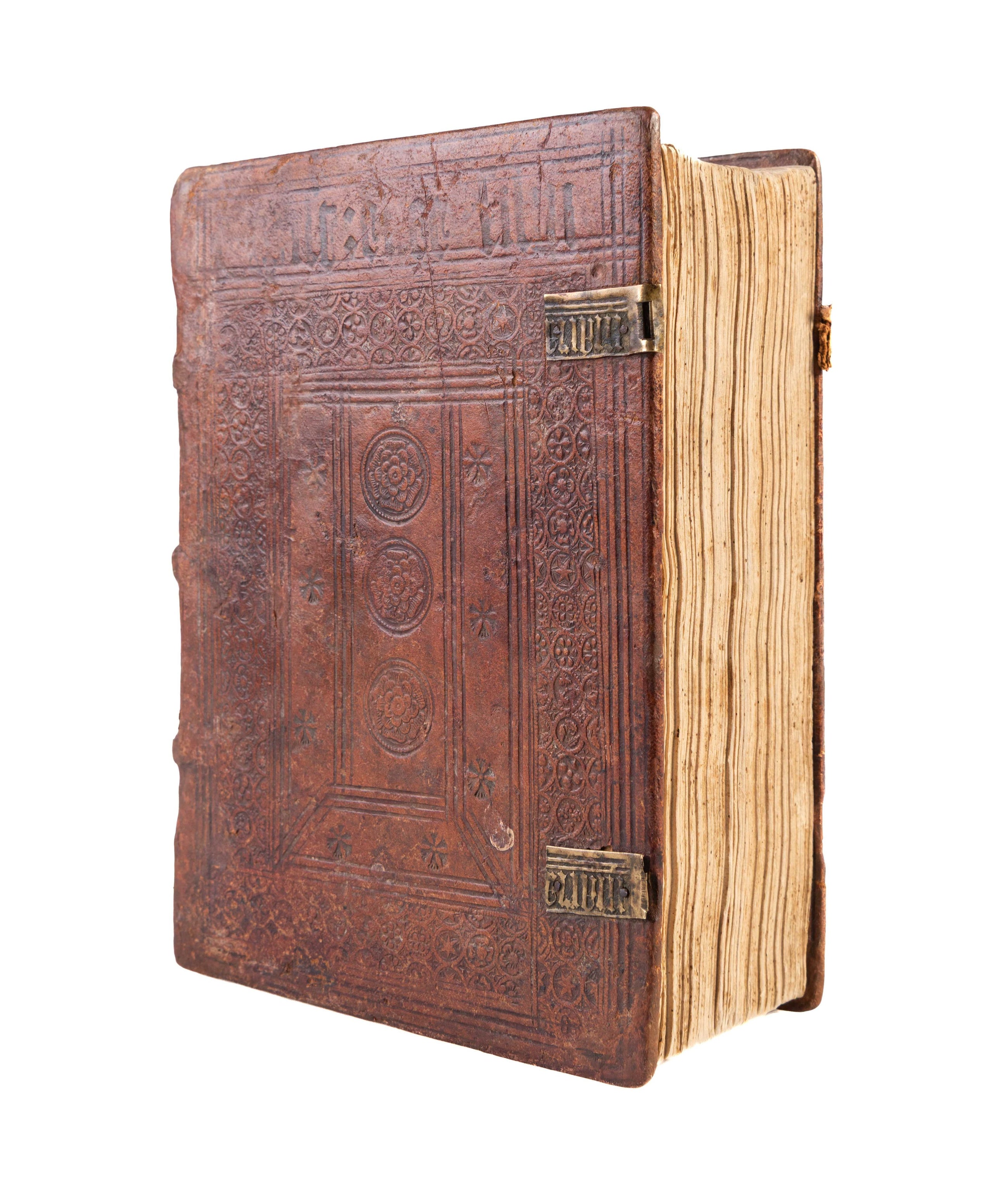 Epistolae familiares. De Duobus amantibus Euryalo et Lucretia. Descriptio urbis Viennensis. Ed: Nicolaus de Wyle.
(Nuremberg: Anton Koberger, 17 May 1496)