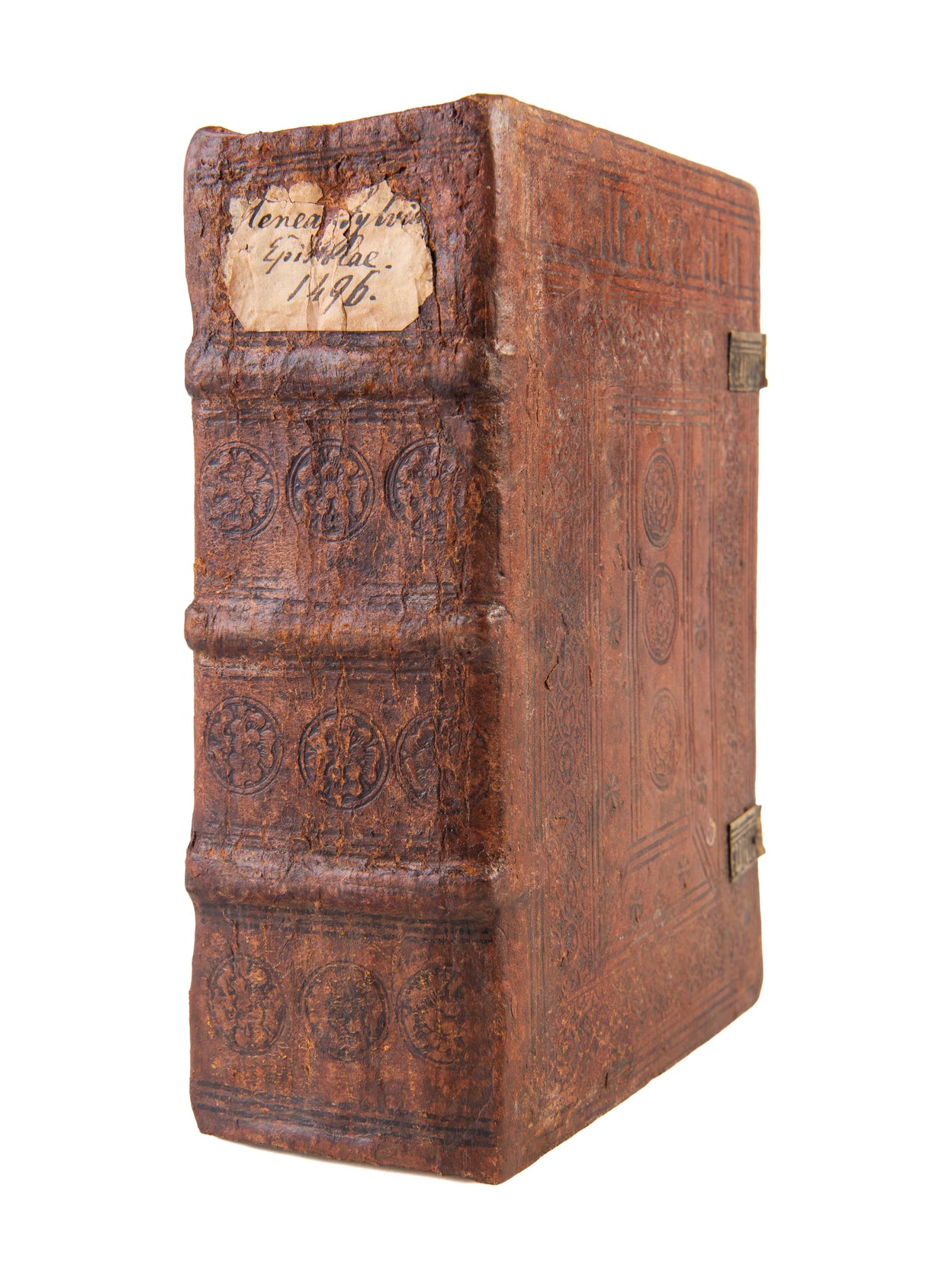 Epistolae familiares. De Duobus amantibus Euryalo et Lucretia. Descriptio urbis Viennensis. Ed: Nicolaus de Wyle.
(Nuremberg: Anton Koberger, 17 May 1496)
