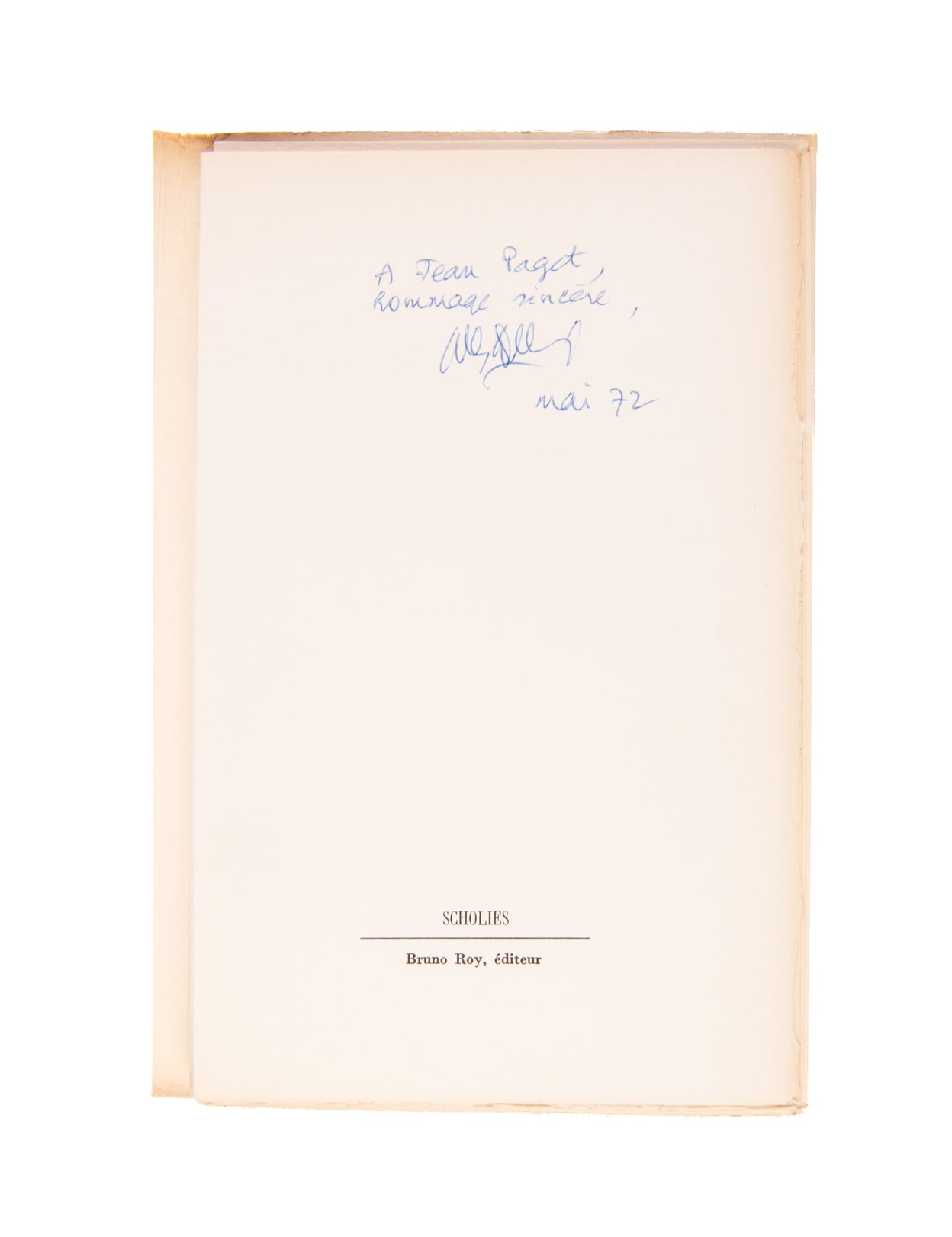 Un Nouvel Archiviste.