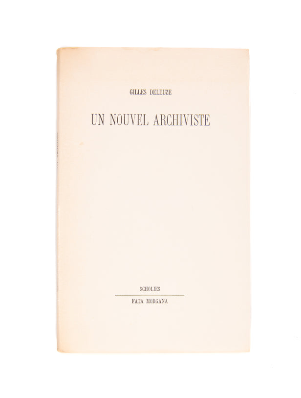 Un Nouvel Archiviste.