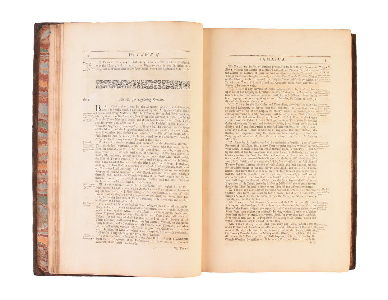Acts of Assembly, passed in the Island of Jamaica; from 1681 to 1737.