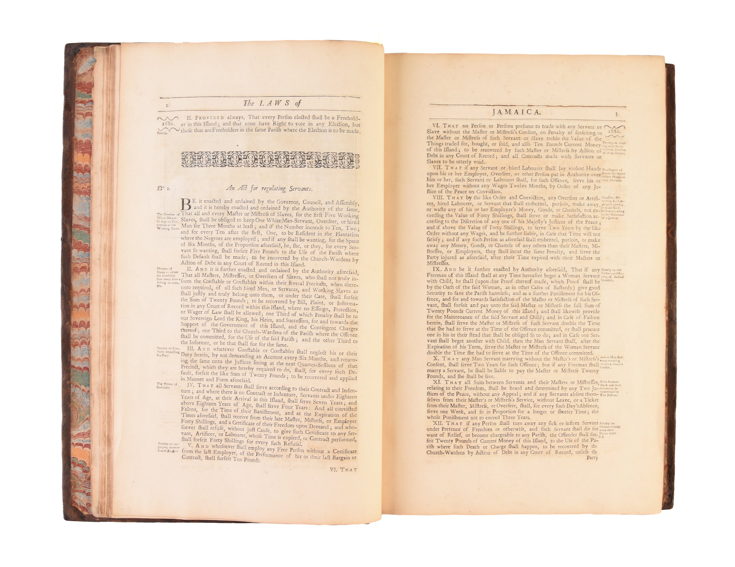 Acts of Assembly, passed in the Island of Jamaica; from 1681 to 1737.