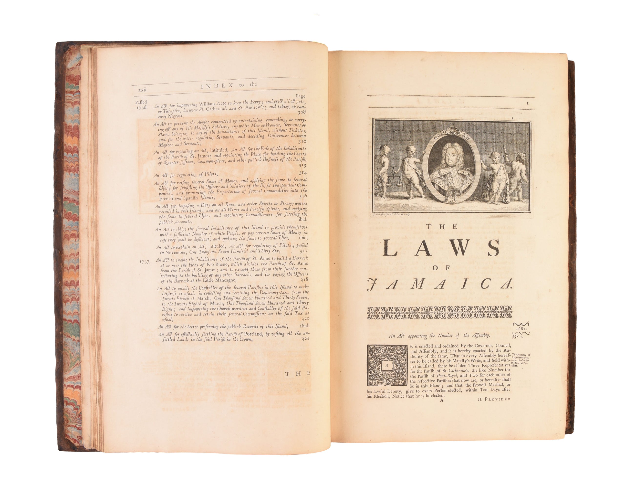 Acts of Assembly, passed in the Island of Jamaica; from 1681 to 1737.