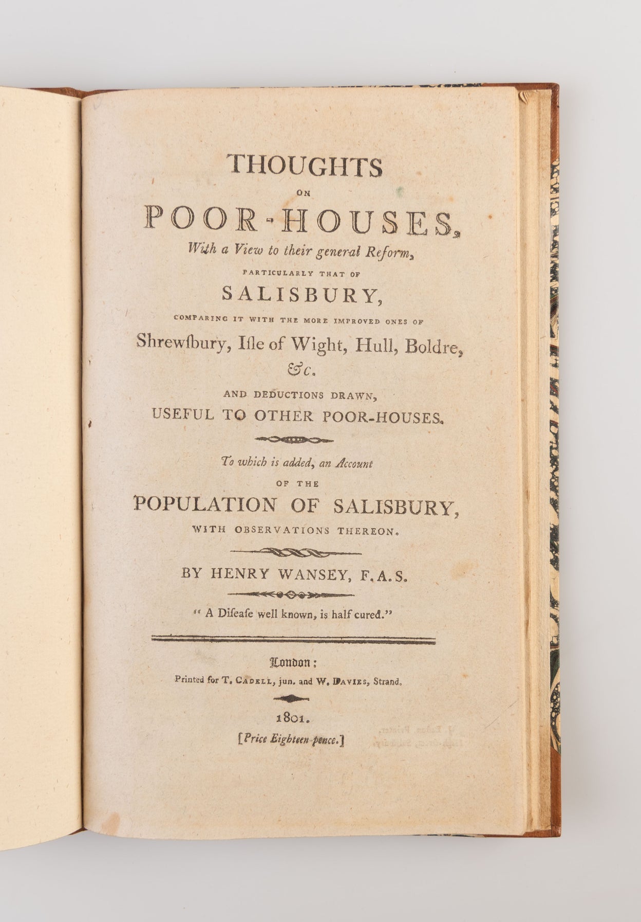 Thoughts on Poor-Houses,