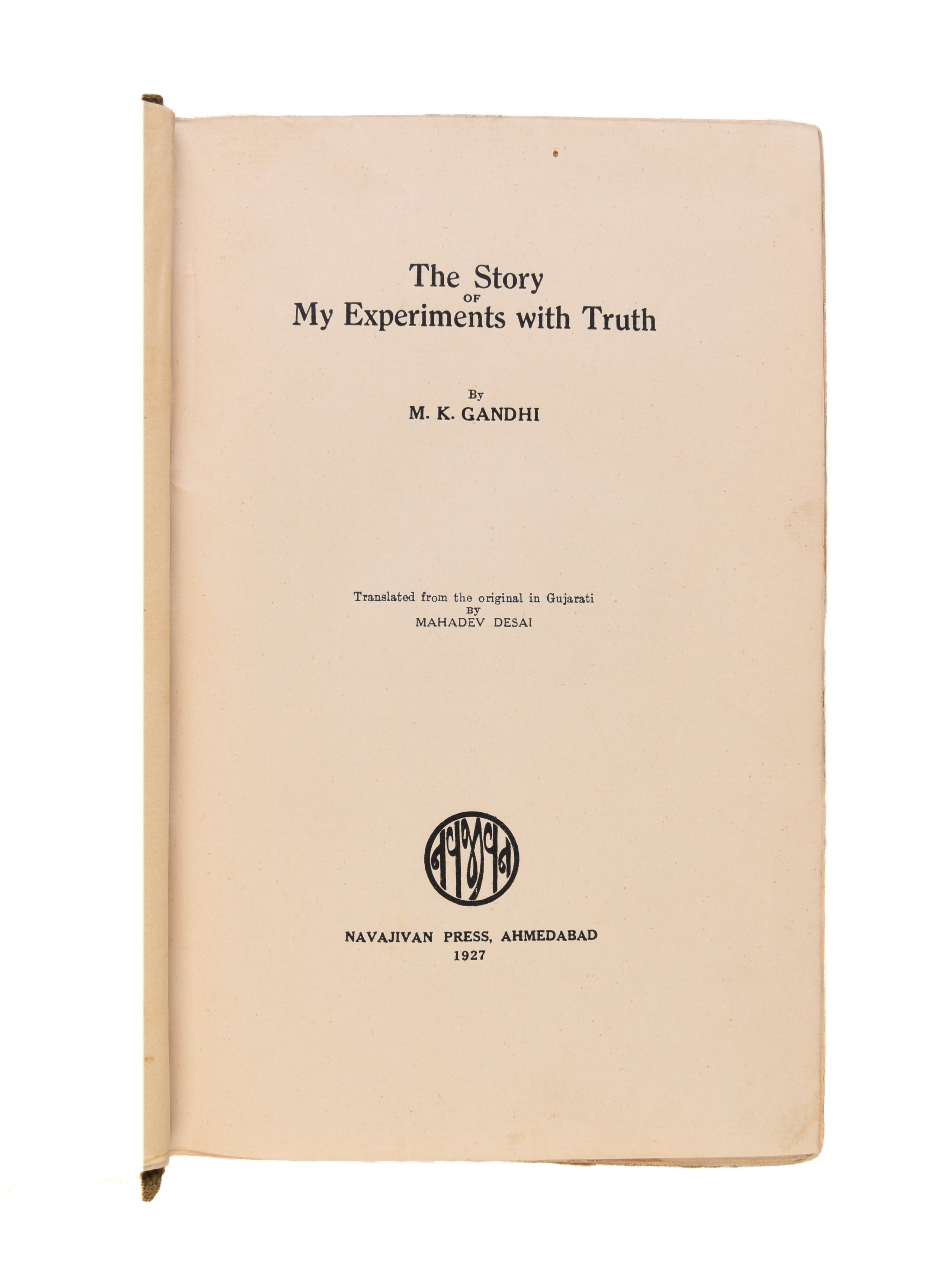 The Story of my Experiments with Truth.