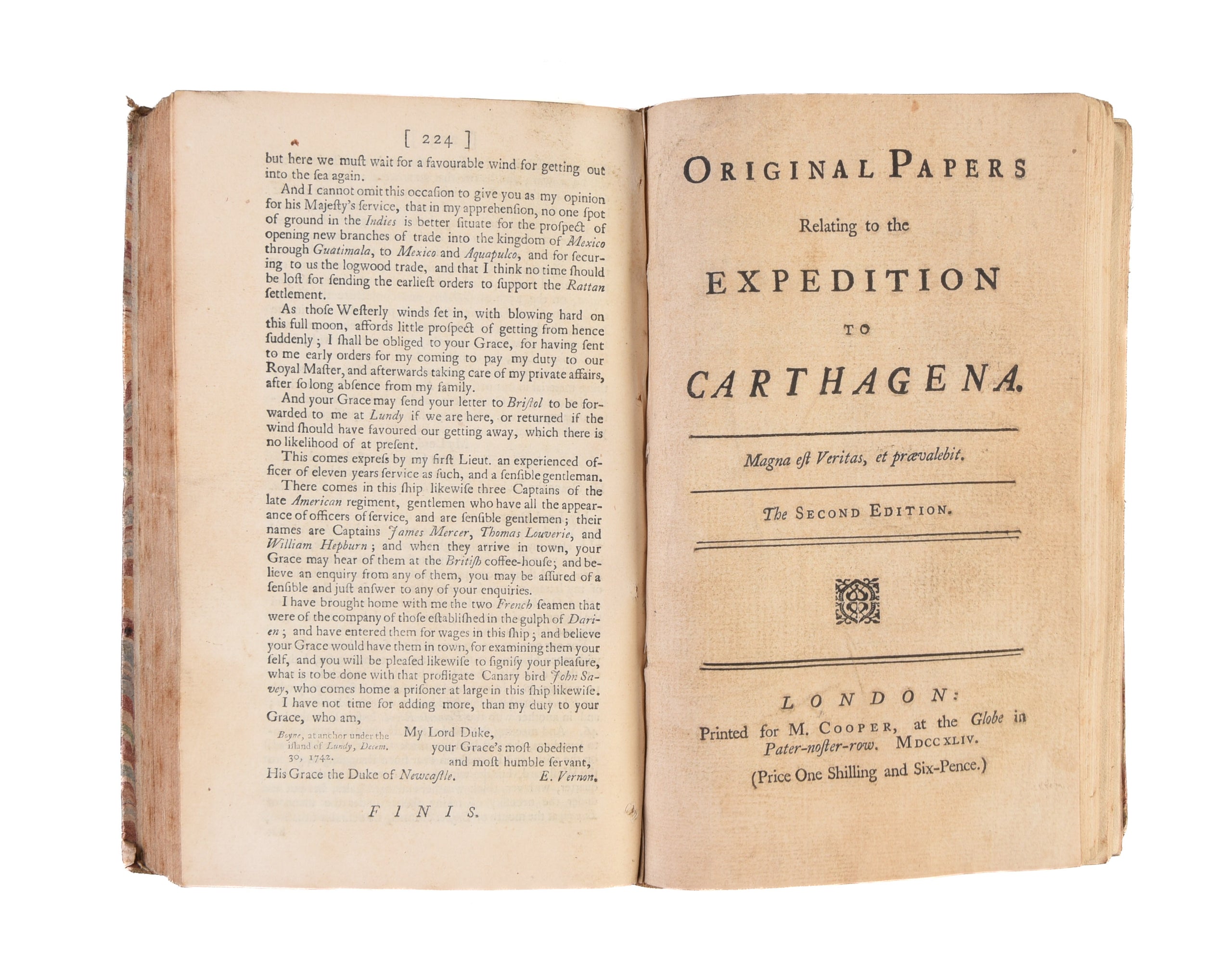 Original Papers Relating to the Expedition to Panama.
