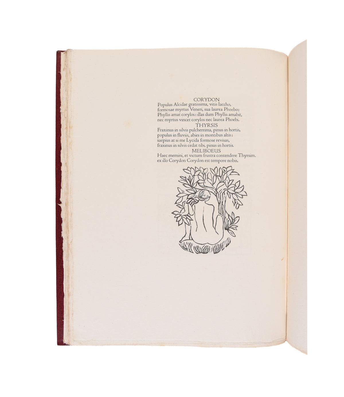 The Eclogues of Vergil. In the original Latin with an English prose translation by J. H. Mason with illustrations drawn and cut on the wood by Aristide Maillol.