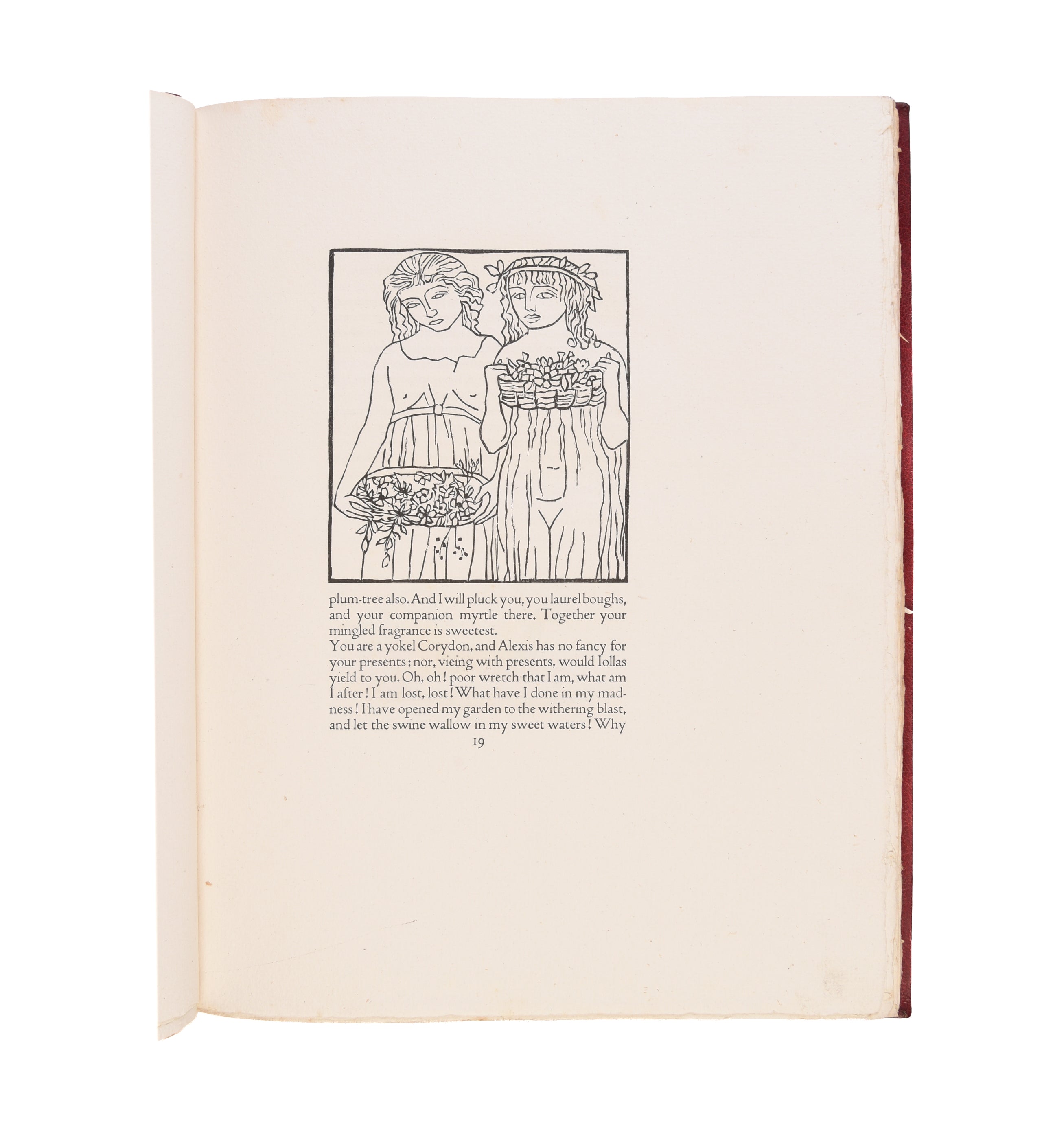 The Eclogues of Vergil. In the original Latin with an English prose translation by J. H. Mason with illustrations drawn and cut on the wood by Aristide Maillol.