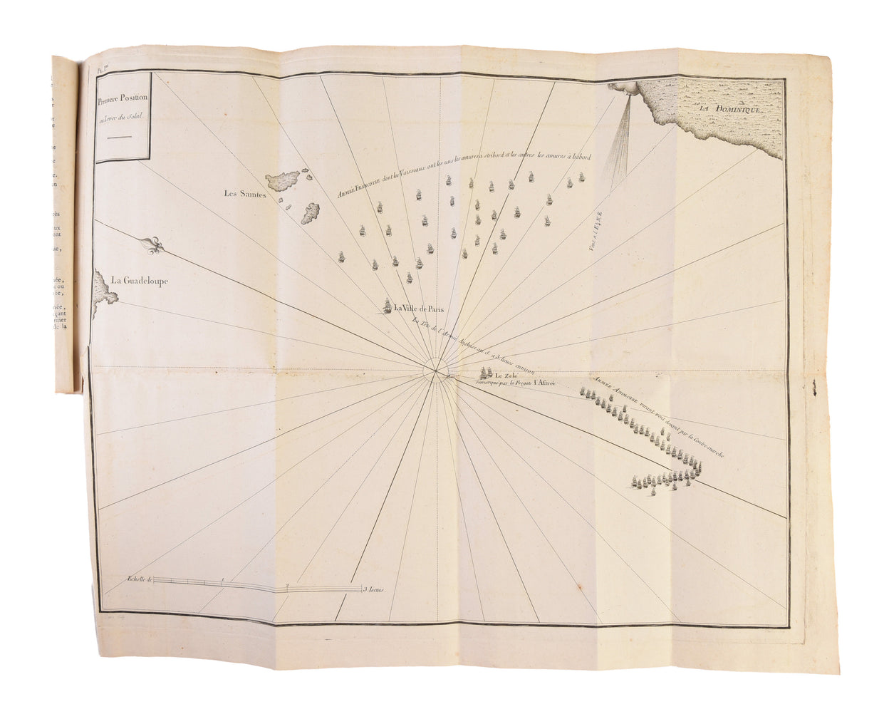 Mémoire du comte de Grasse, sur le Combat naval du 12 Avril 1782, avec les Plans des positions principales des Armées respectives.