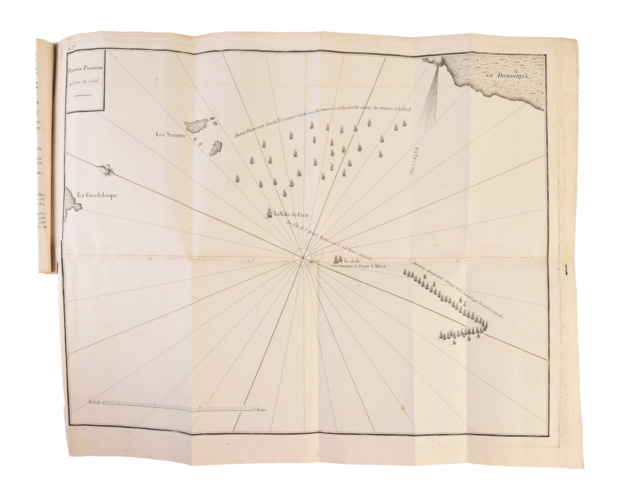 Mémoire du comte de Grasse, sur le Combat naval du 12 Avril 1782, avec les Plans des positions principales des Armées respectives.
