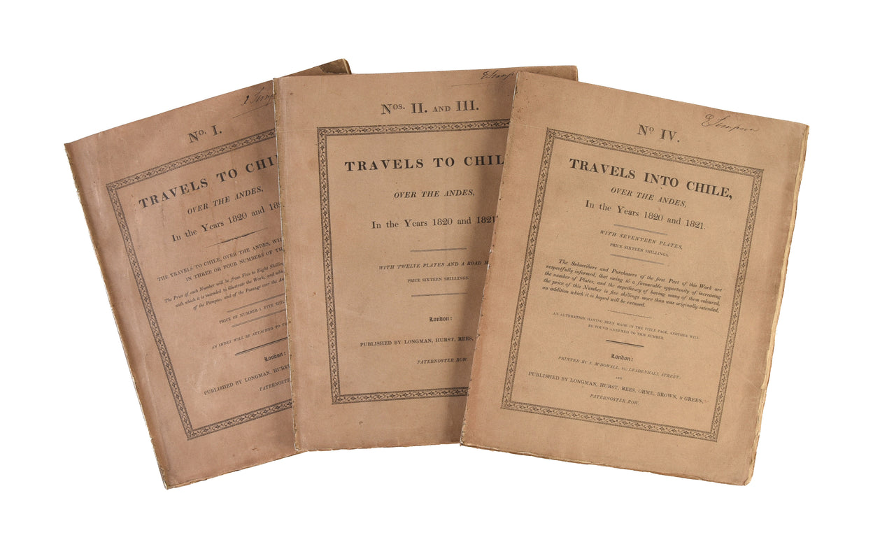 Travels to Chile, over the Andes, in the years 1820 and 1821.