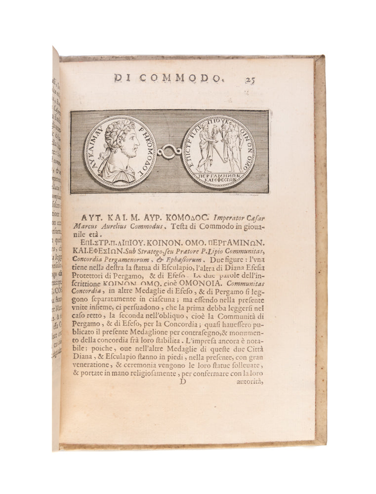 Scelta de medaglioni piu rari nella Bibliotheca dell' eminentiss. et reverendiss. principe il signor Cardinale Gasparo Carpegna.
Rome: Gio. Battista Bussotti, 1679