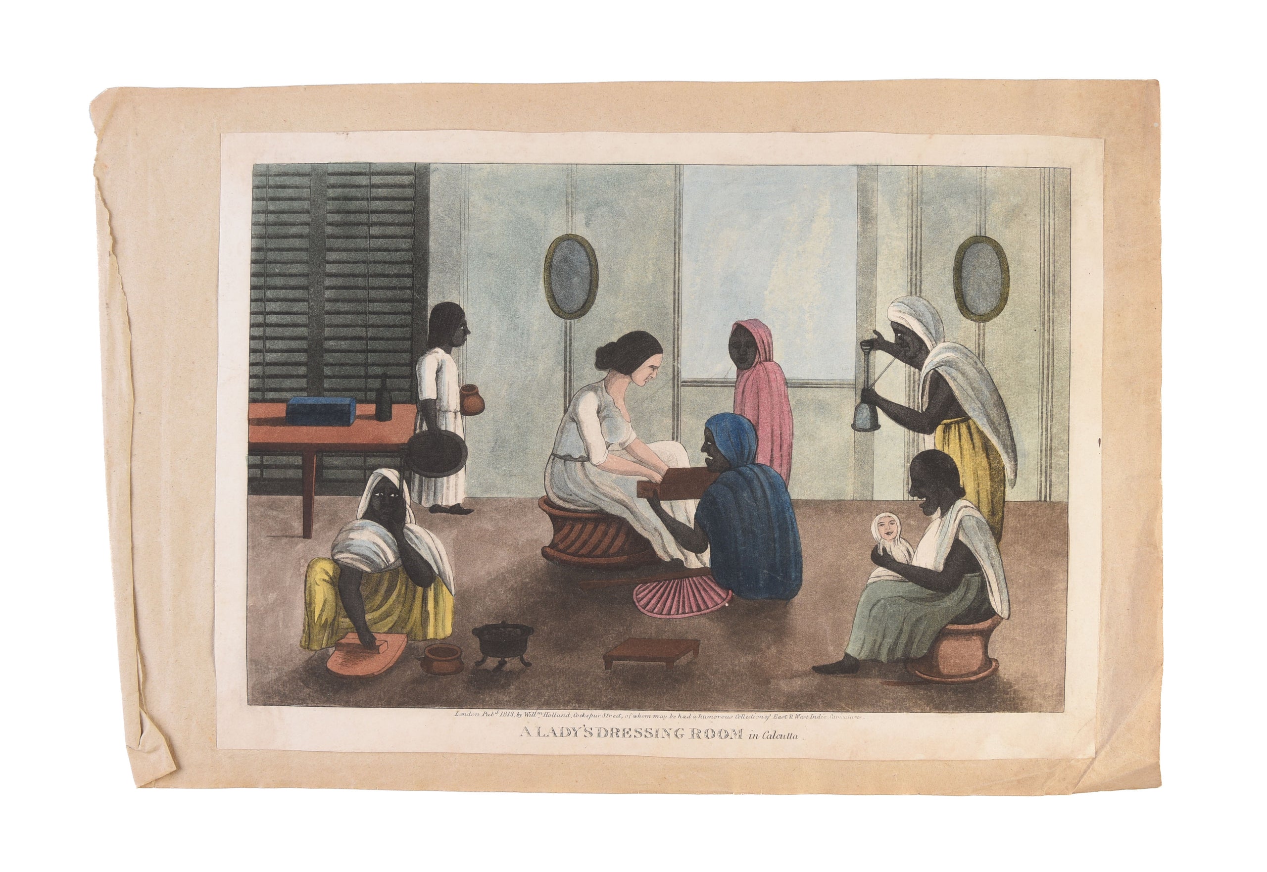 A Lady's Dressing Room in Calcutta.