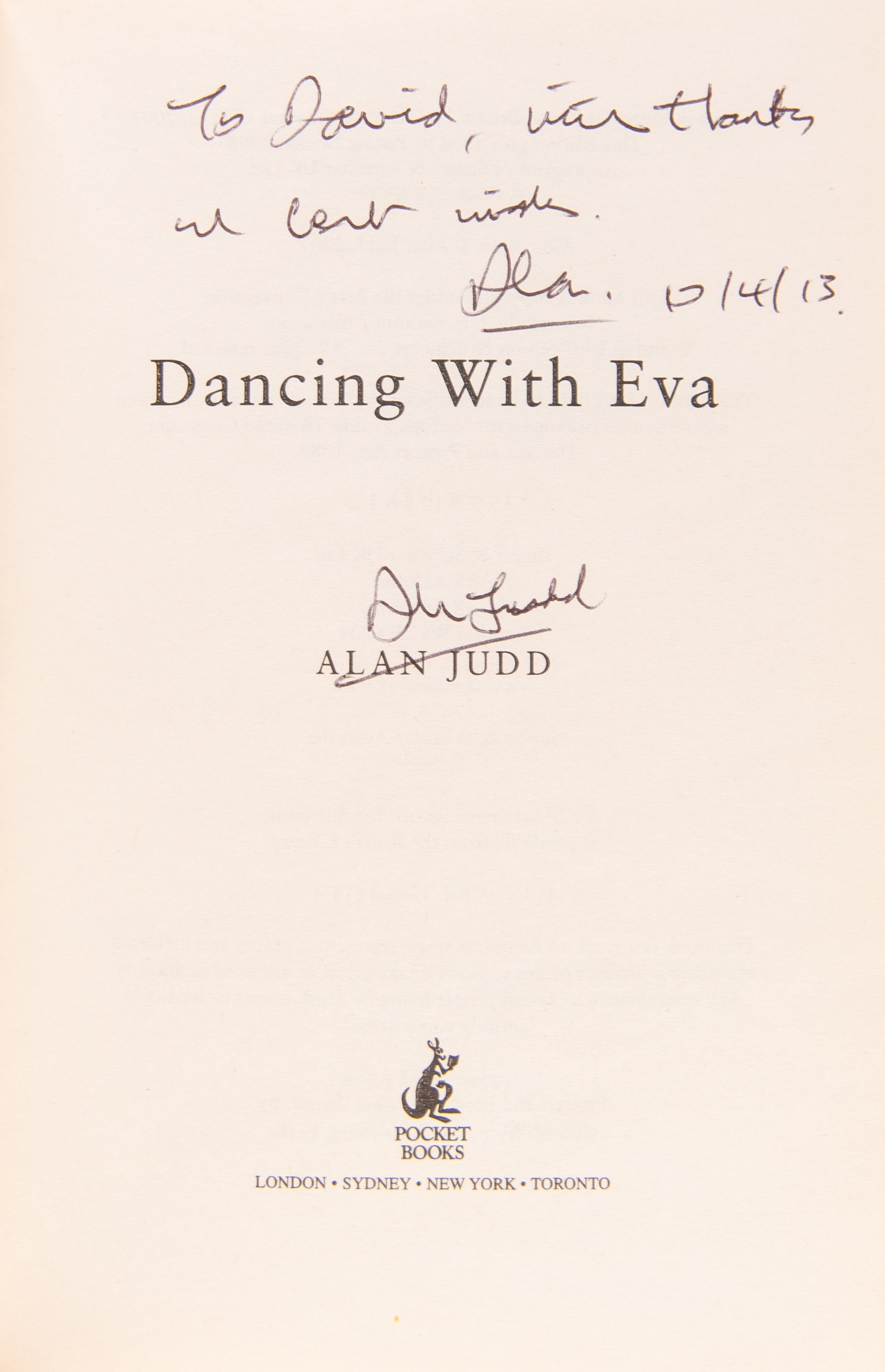 Dancing with Eva.