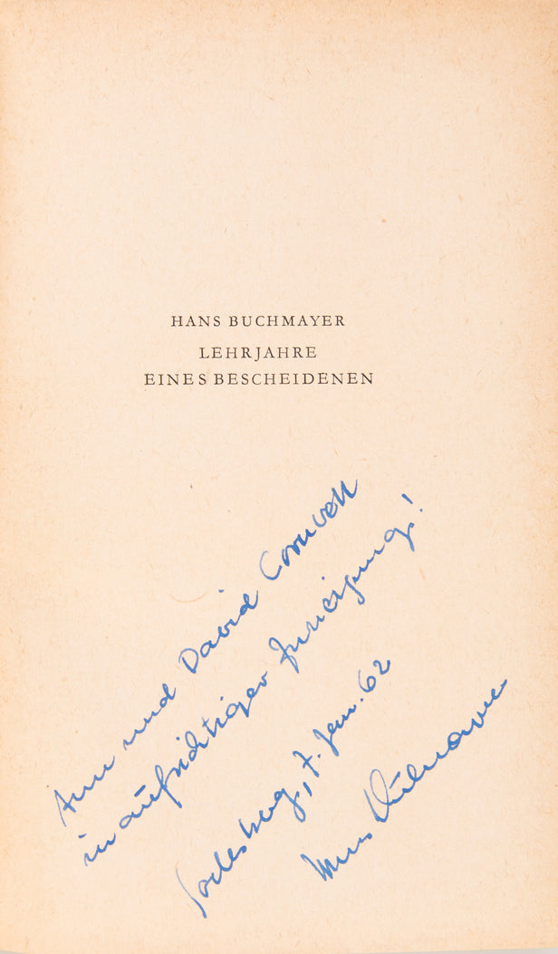Lehrjahre eines bescheidenen. Roman.
