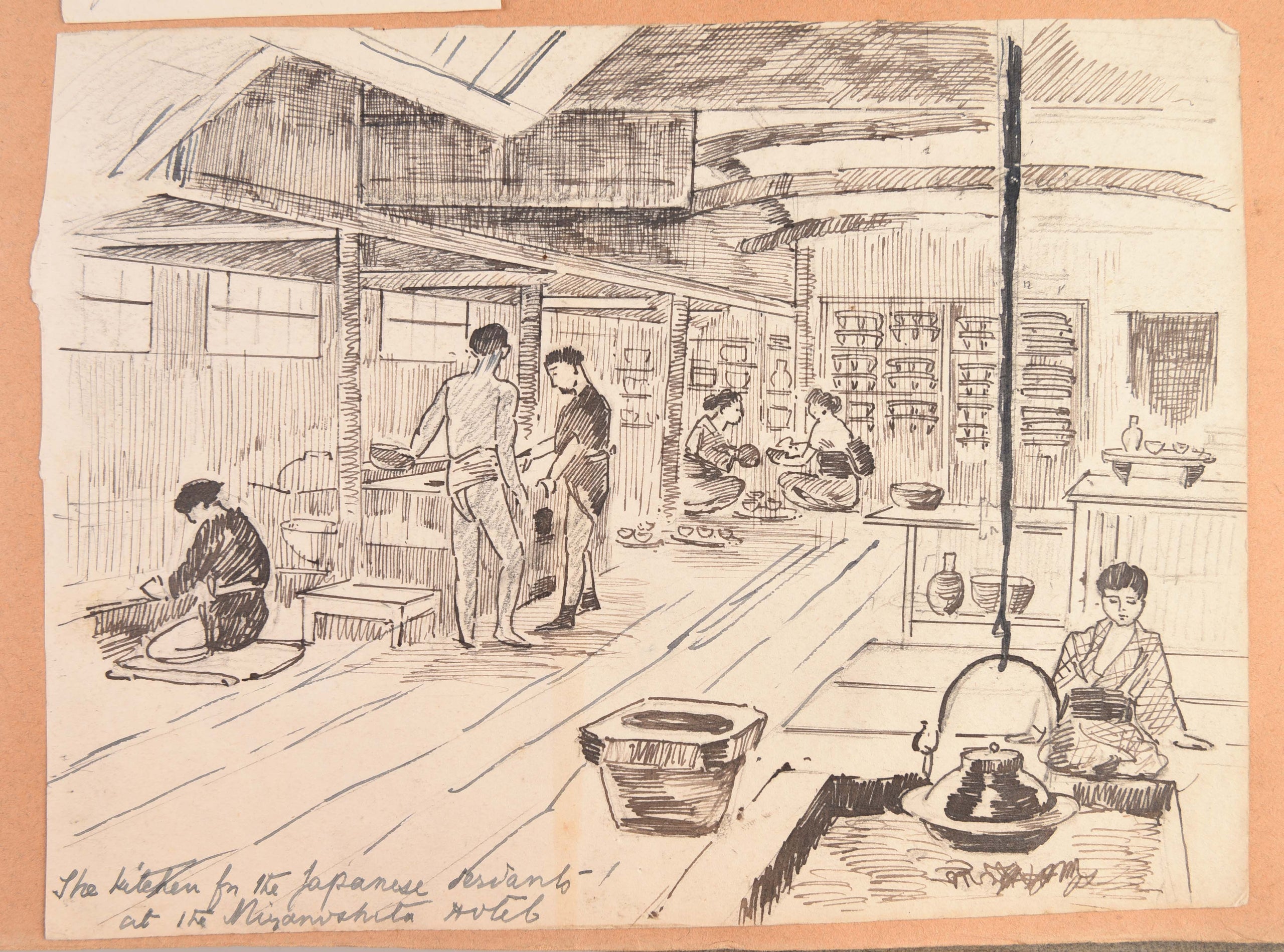 Four large albums of watercolours, photographs and ephemera.