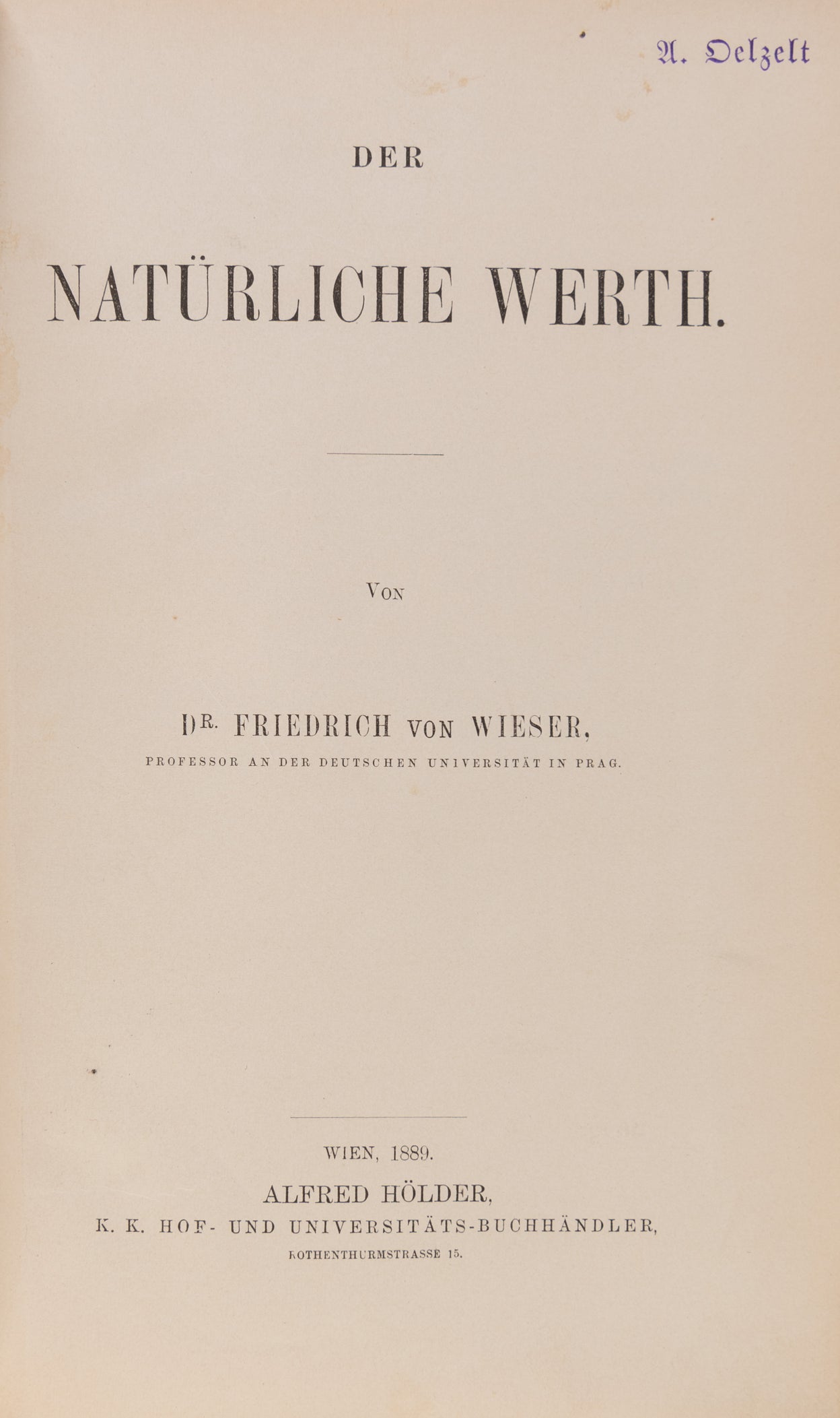 Der Natürliche Werth.