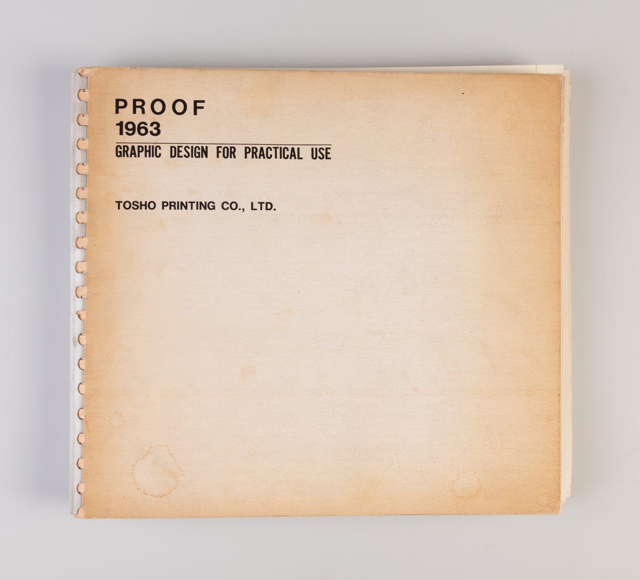 Proof 1963 - Graphic Design for Practical Use.