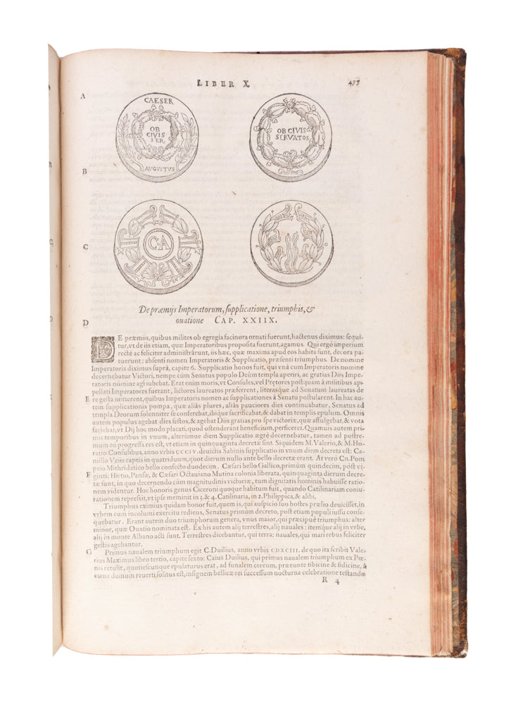 Romanorum antiquitatum libri decem ex variis scriptoribus simma fide singularique diligentia collecti.
