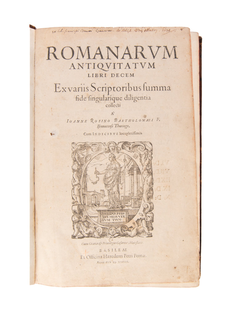 Romanorum antiquitatum libri decem ex variis scriptoribus simma fide singularique diligentia collecti.