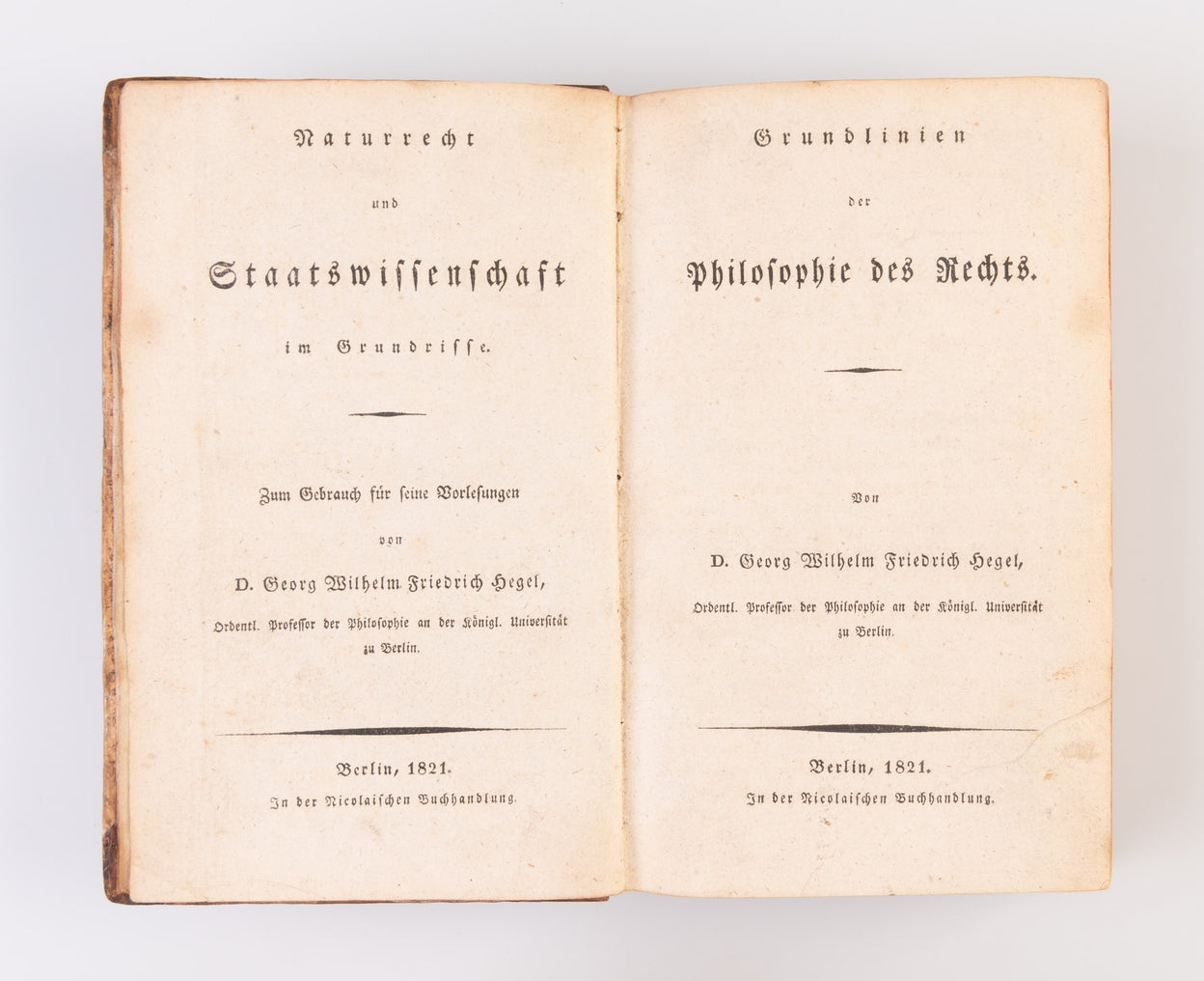 Grundlinien der Philosophie des Rechts.