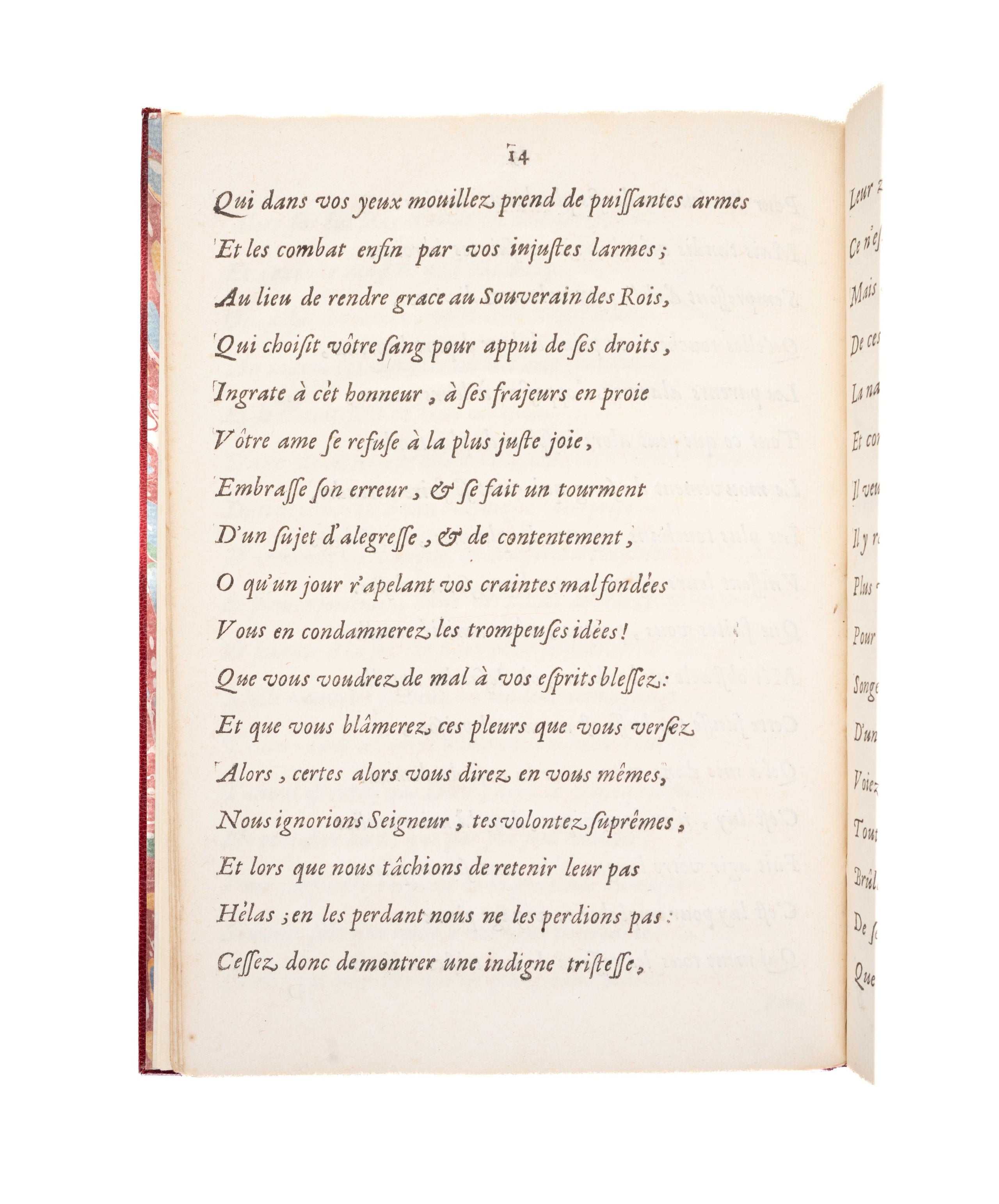 Poeme de Six Religieuses Ursulines.