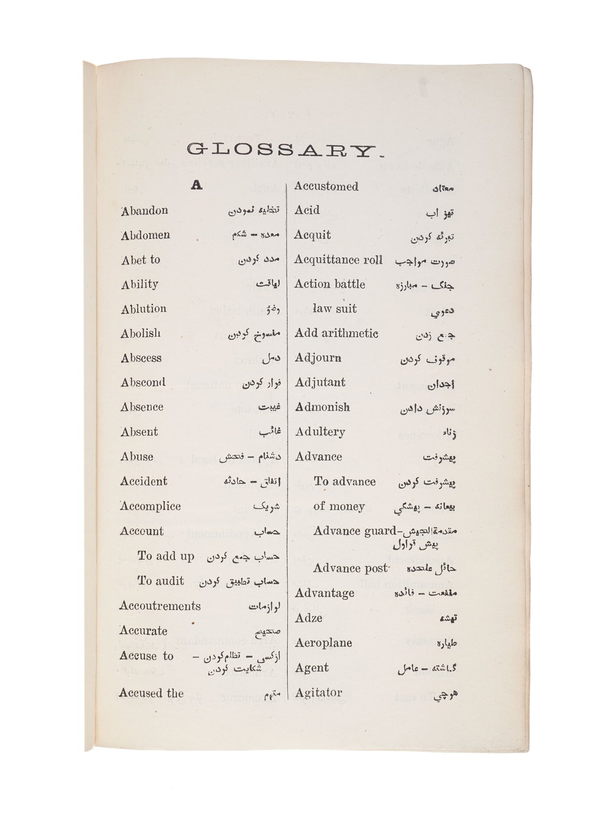 Glossary of Persian Military Terms.