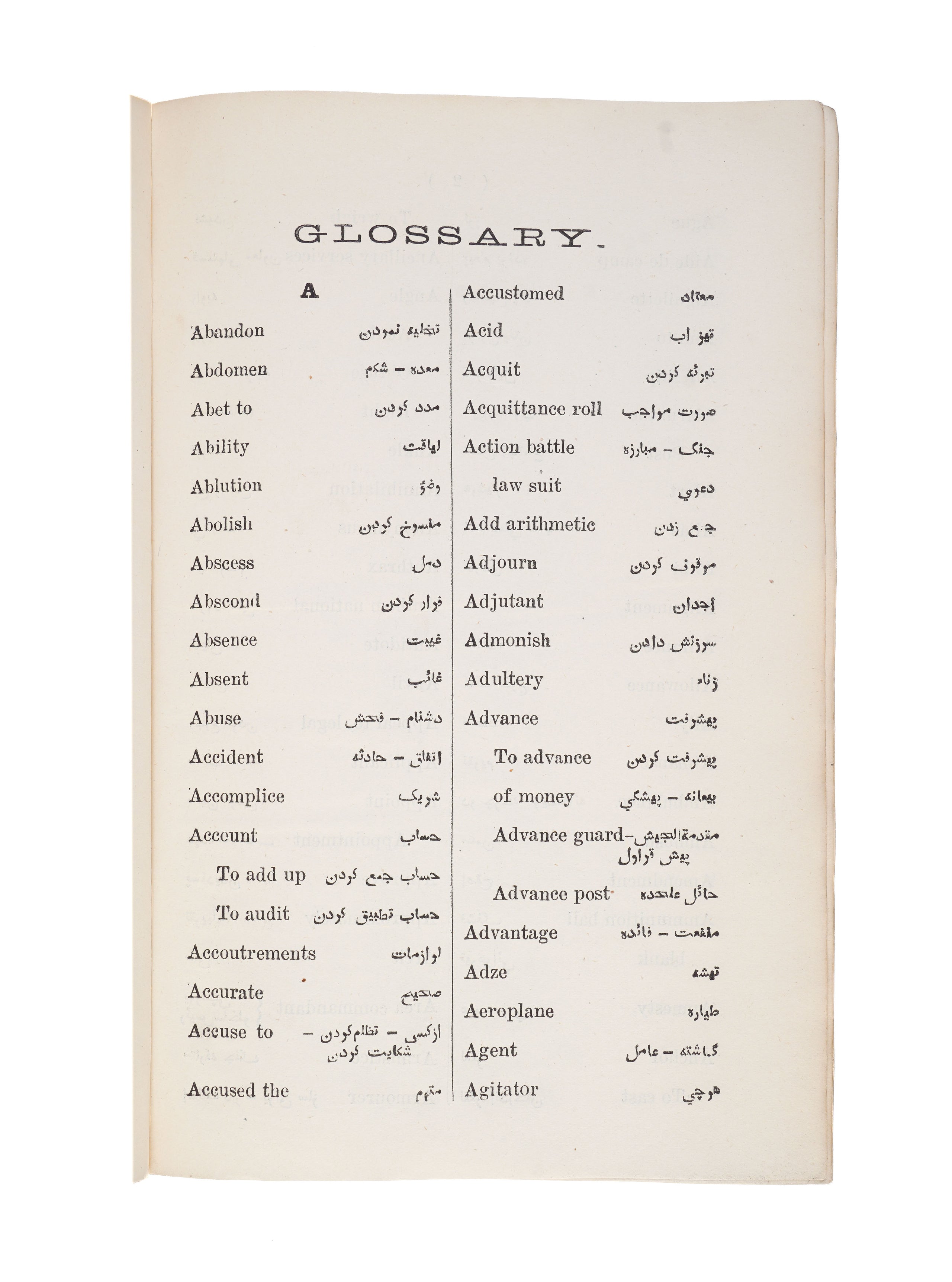 Glossary of Persian Military Terms.