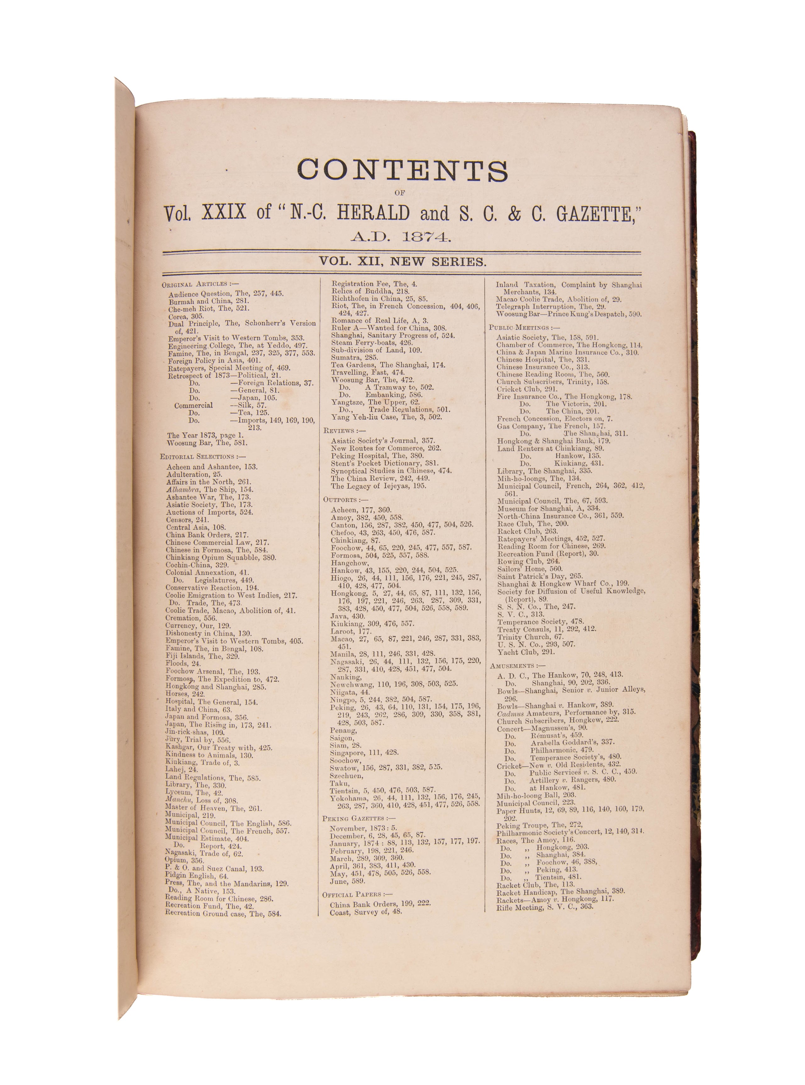 The North-China Herald and Supreme Court and Consular Gazette.