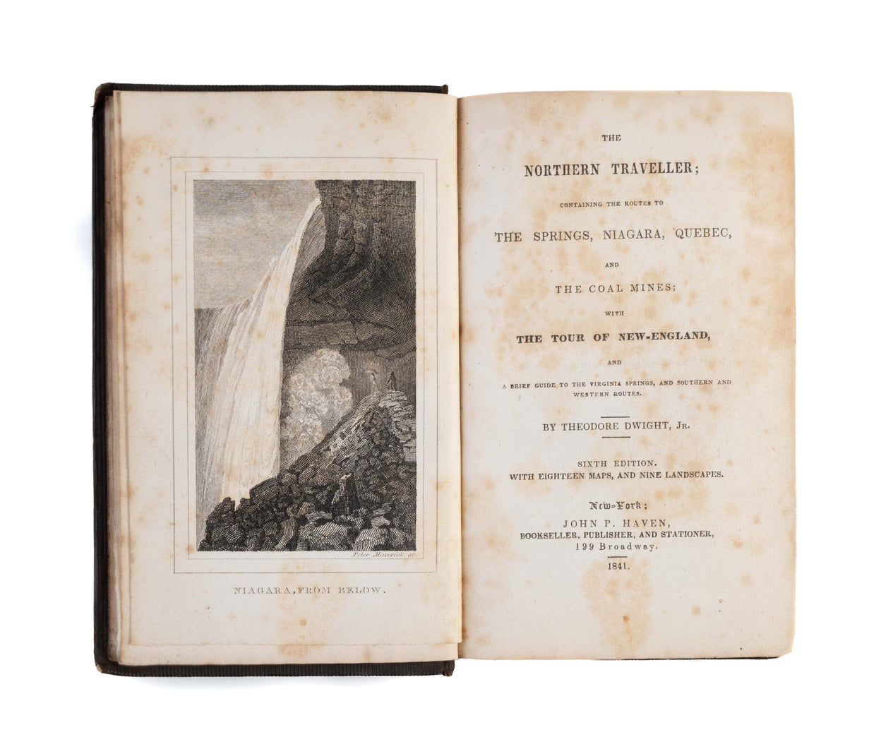 The Northern Traveller; containing the routes to the Springs, Niagara, Quebec, and the Coal Mines; with the Tour of New-England, and a brief guide to the Virginia Springs, and Southern and Western Routes.